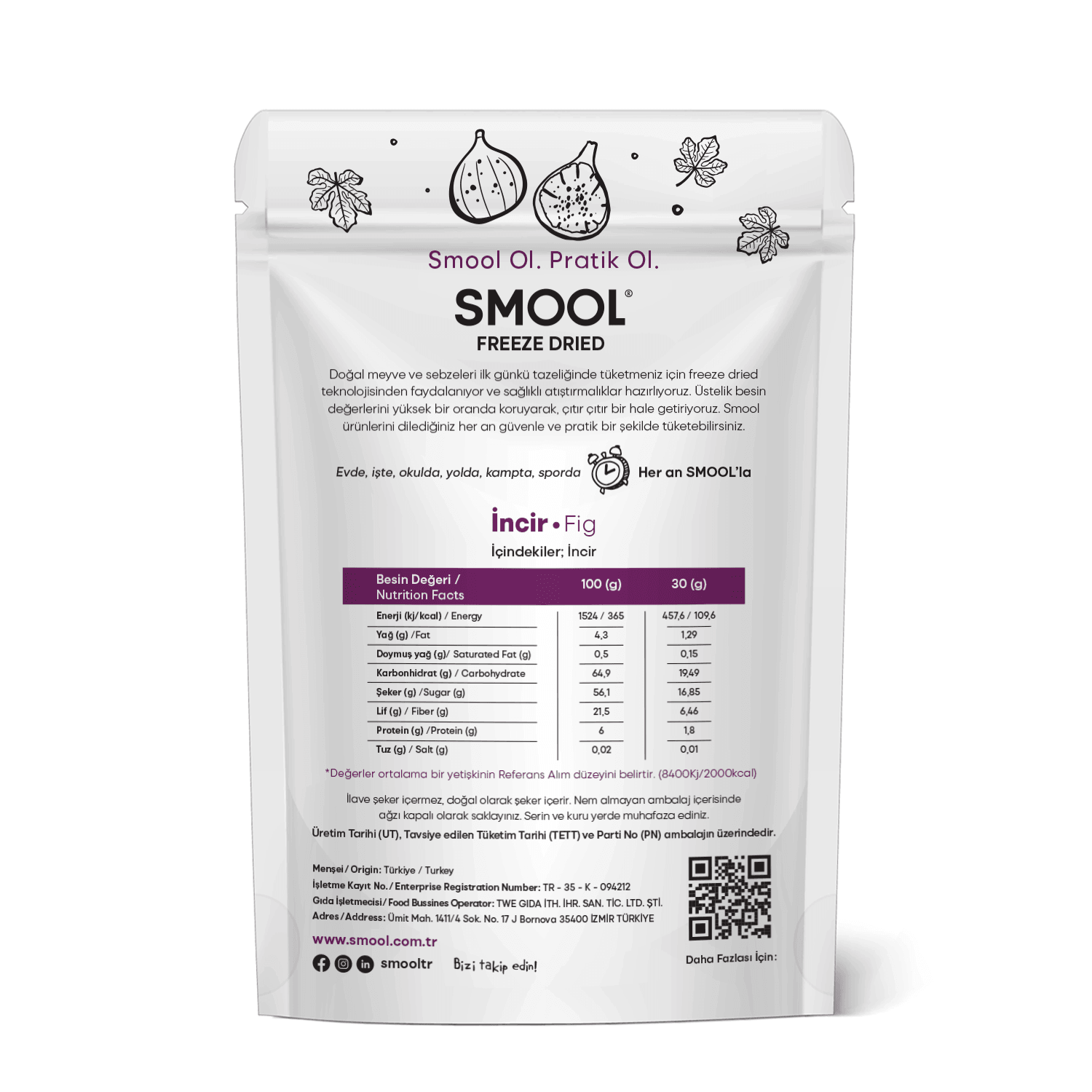 Freeze Dried Black Fig 30gr