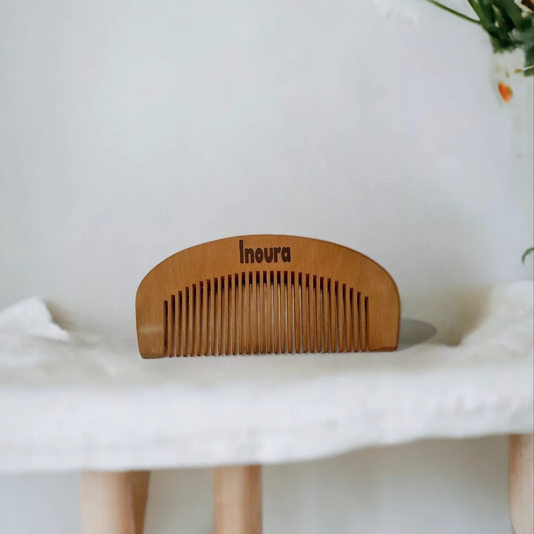 Inoura Natural Wooden Baby Comb