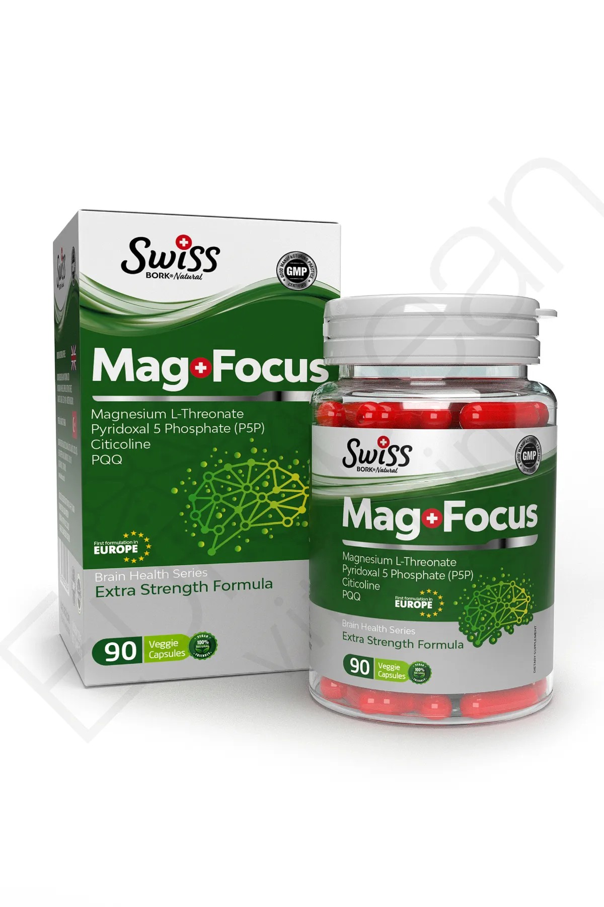 Swiss Bork Mag Focus 90 Kapsül Magnezyum L-Theronate