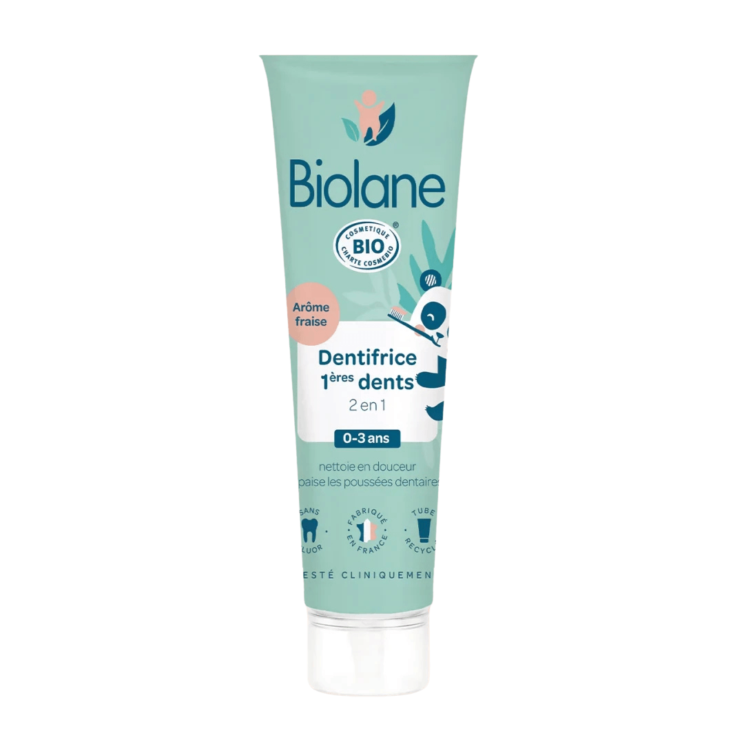 Organic baby toothpaste