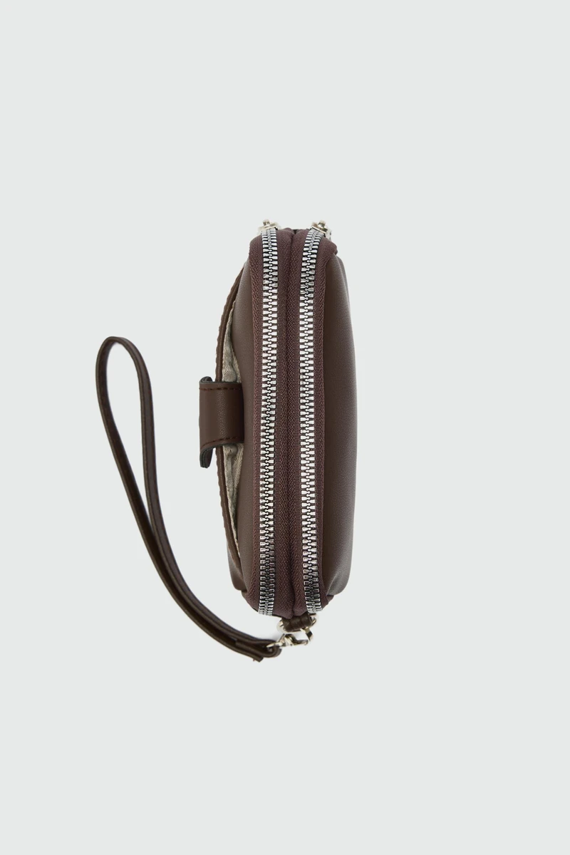 Çift Fermuarlı Kadın Cüzdanı