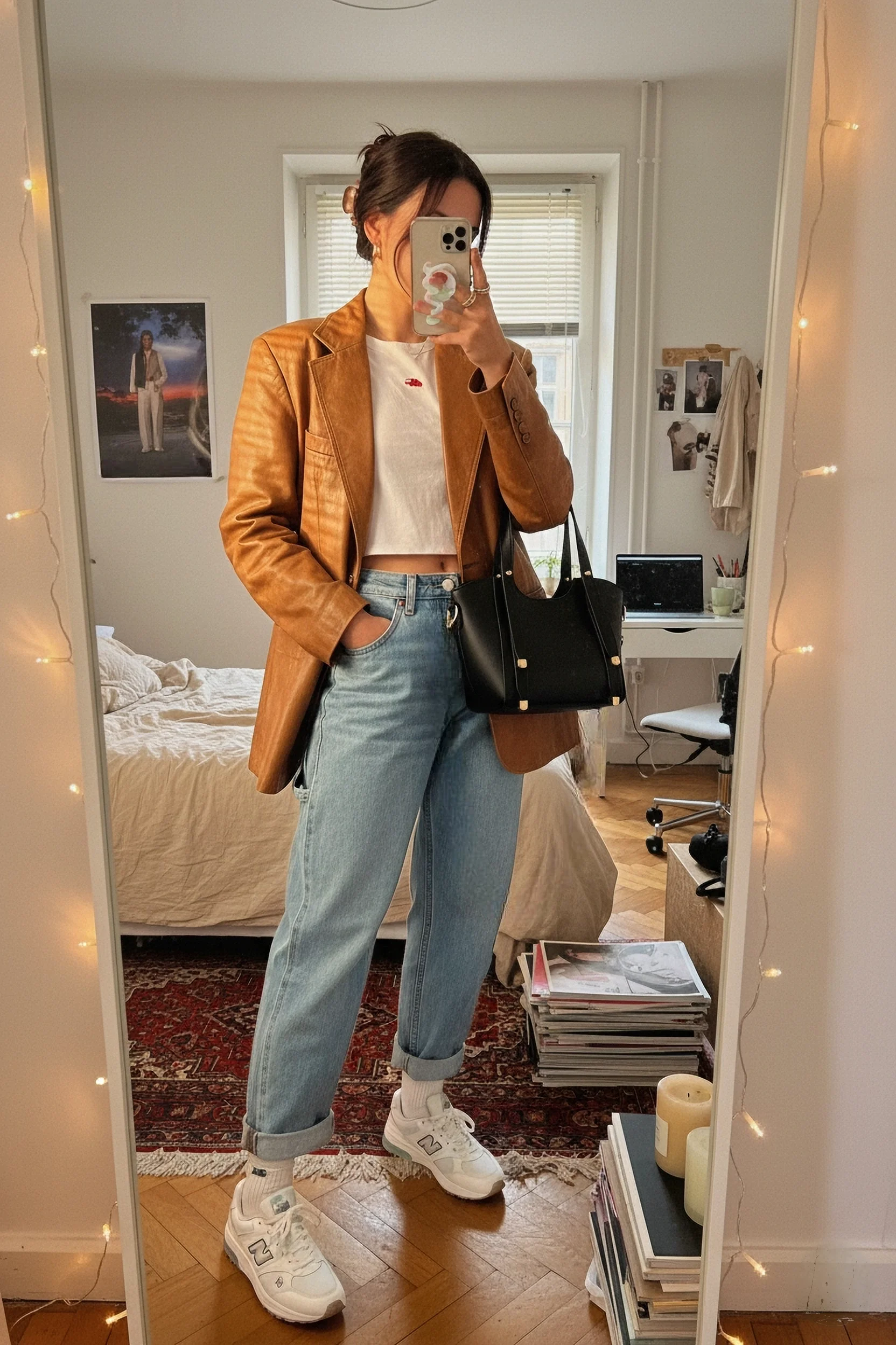  Şık Mini Trapez El ve Çapraz Kadın Çantası