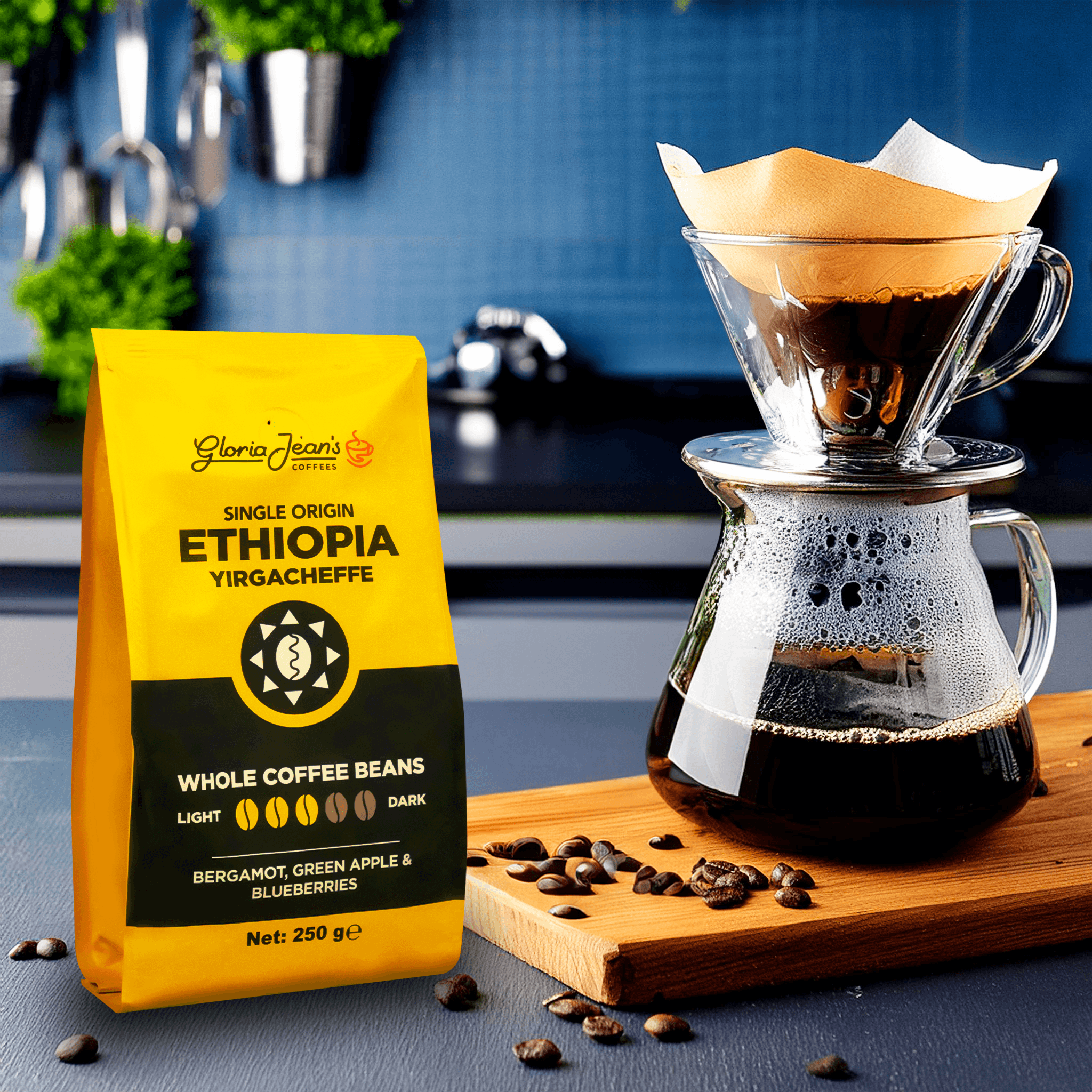 Gloria Jean's Ethiopia Yirgacheffe 250 Gr