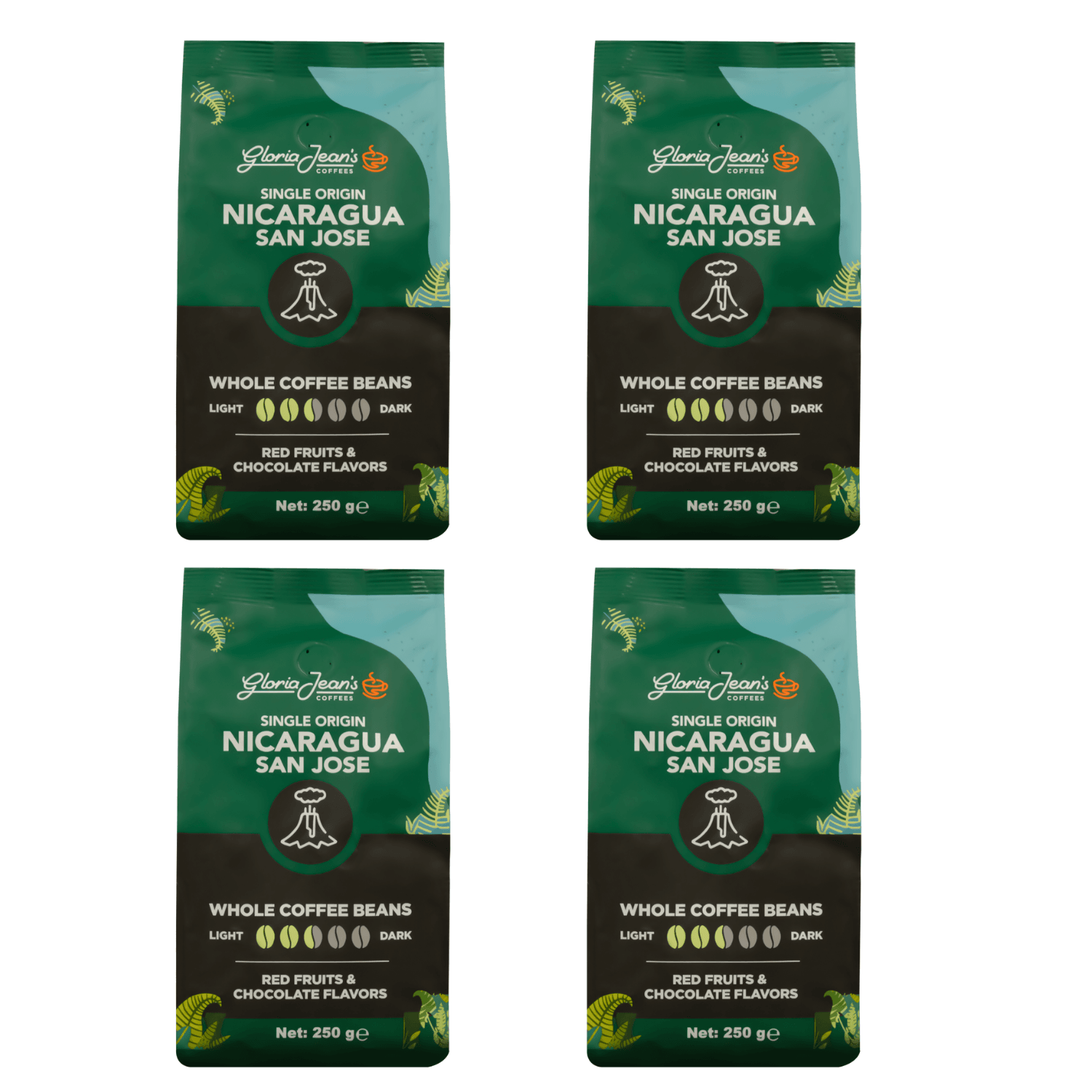 Gloria Jean's Nikaragua 250 Gr 4'lü Paket