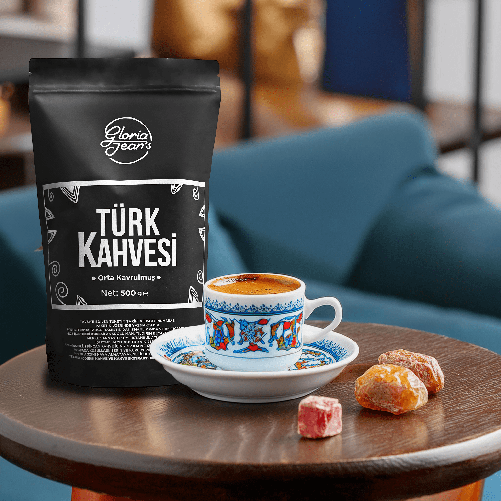 Gloria Jean's Türk Kahvesi 500 Gr 2'li Paket