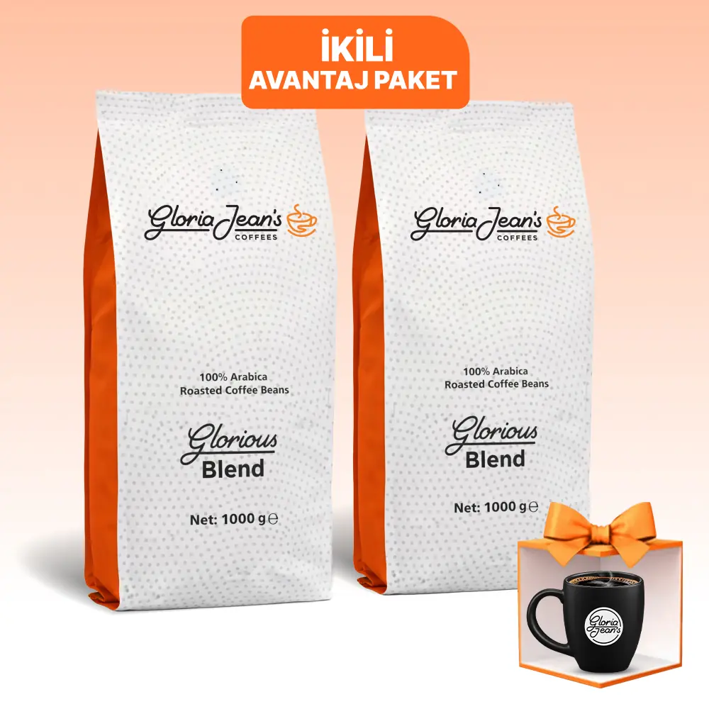 Gloria Jean's Glorious Blend 1000 Gr İkili Avantaj Paket