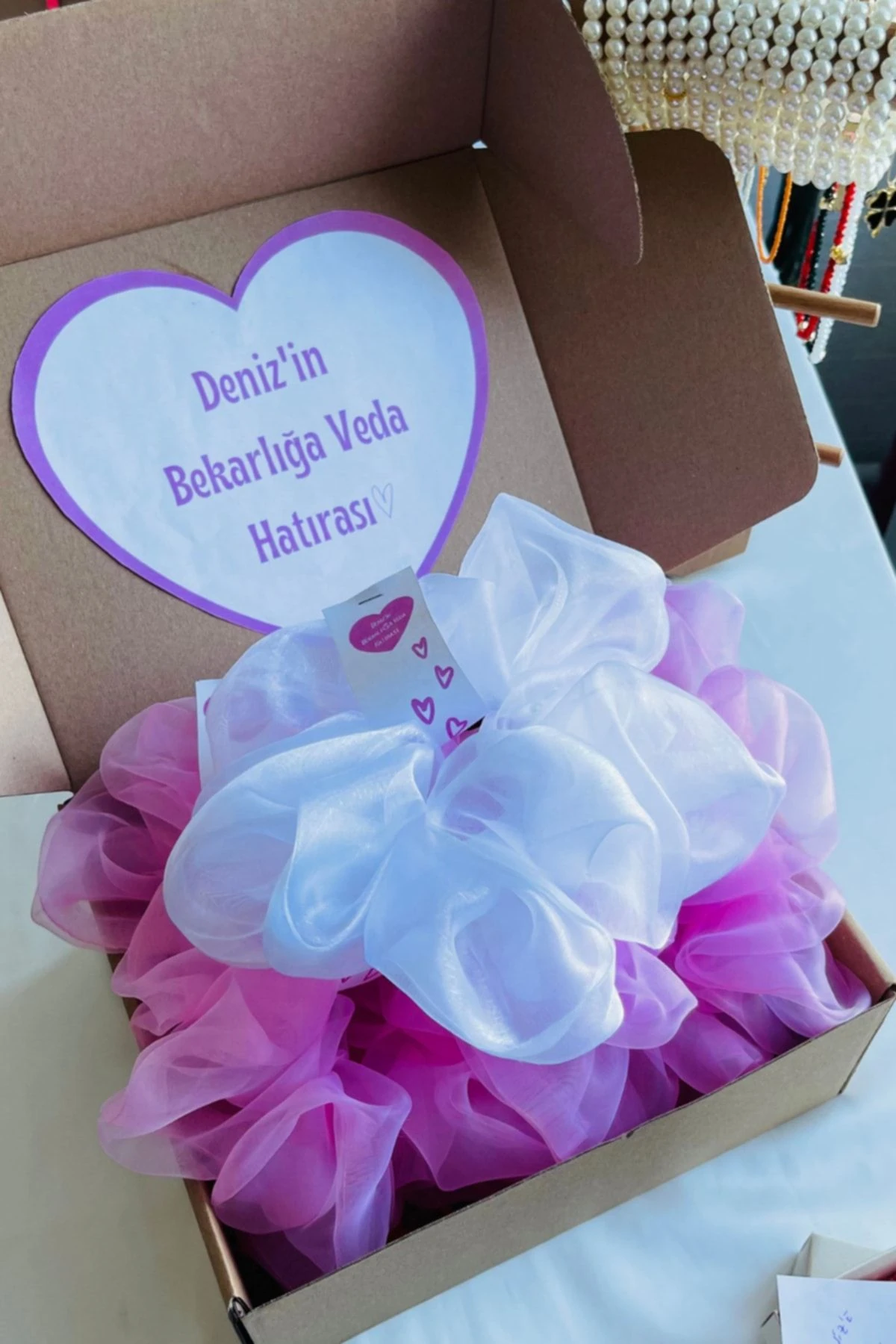 Xl Organze Lastikli Toka Bekarlığa Veda Kına Gecesi Düğün Nedime Hediyesi / 25'li