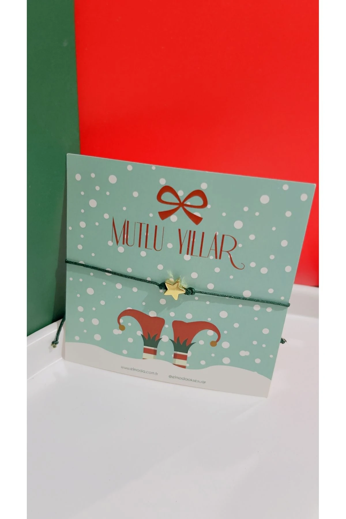 Yeni Yıl Şans Bilekliği Hediye- Yeni Yılda Şans Dileyin - Yılbaşı Hediyesi