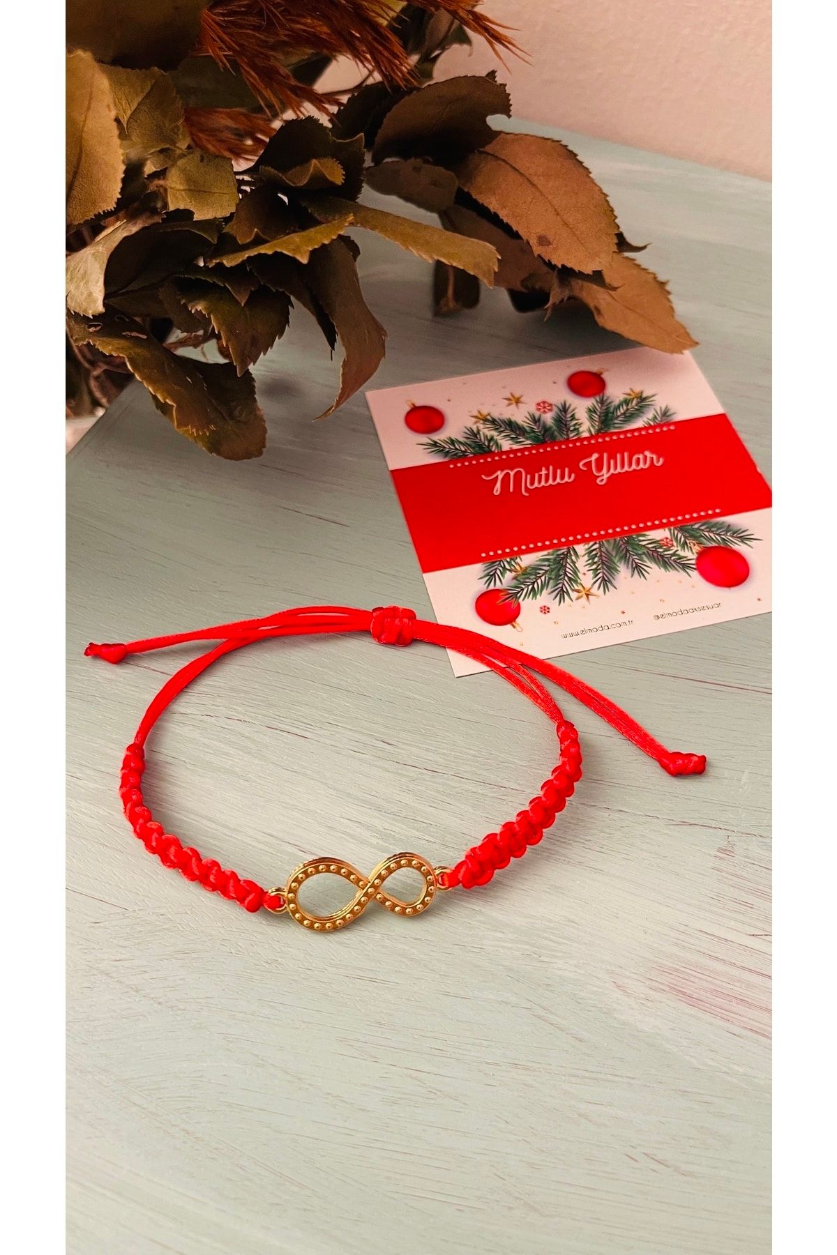 Yılbaşı Hediyesi  Altın Kaplama Sonsuzluk Bilekliği