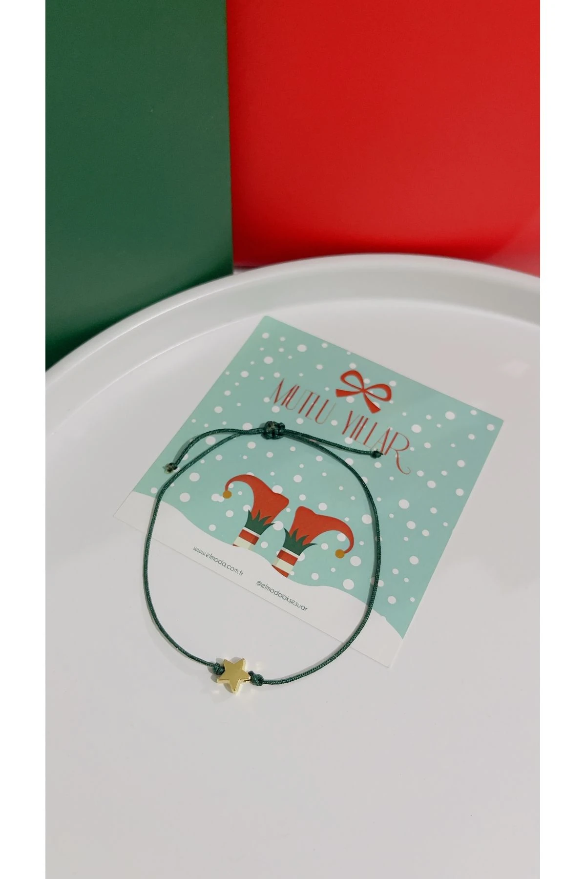 Yeni Yıl Şans Bilekliği Hediye- Yeni Yılda Şans Dileyin - Yılbaşı Hediyesi