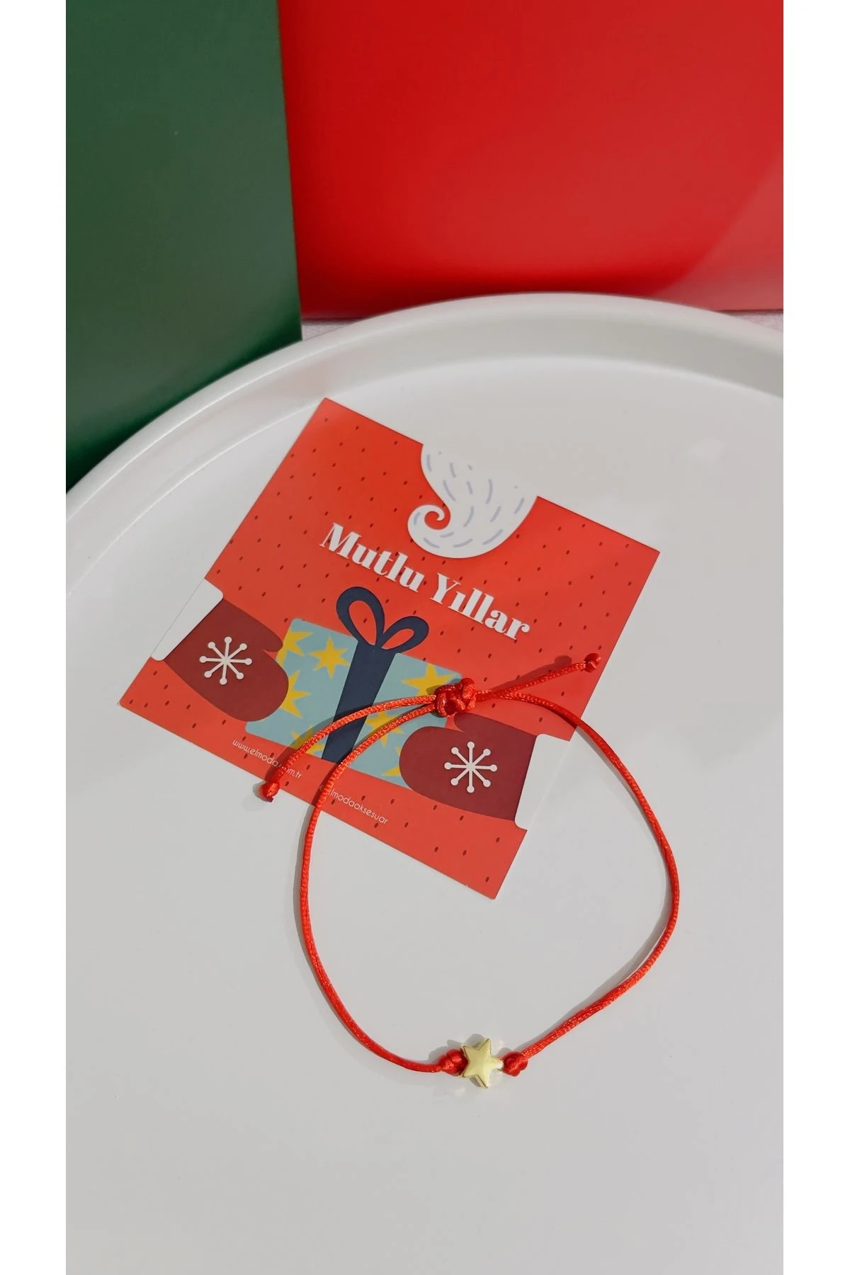 Yeni Yıl Şans Bilekliği Hediye- Yeni Yılda Şans Dileyin - Yılbaşı Hediyesi