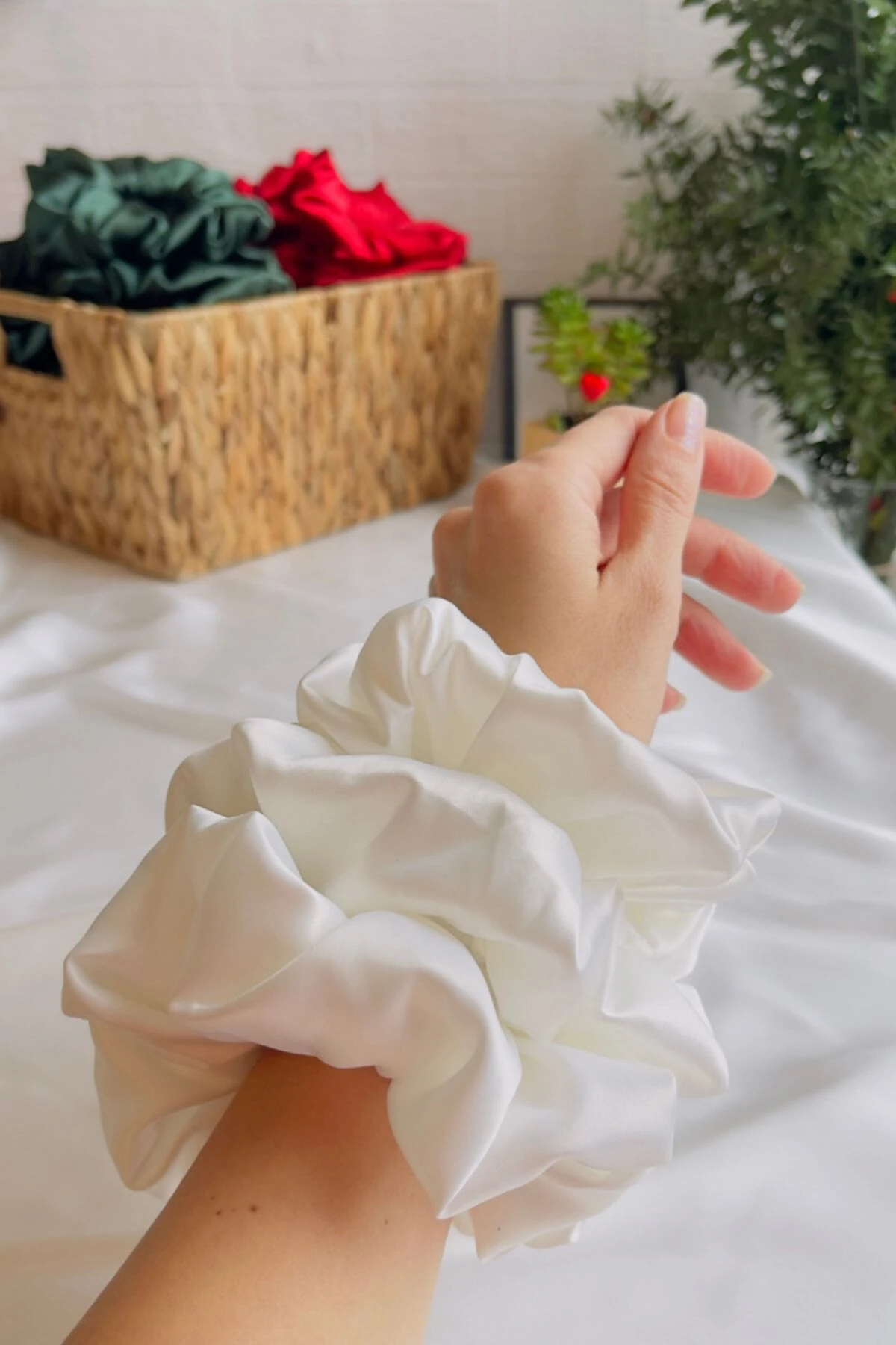 3'lü Saten Simit Toka