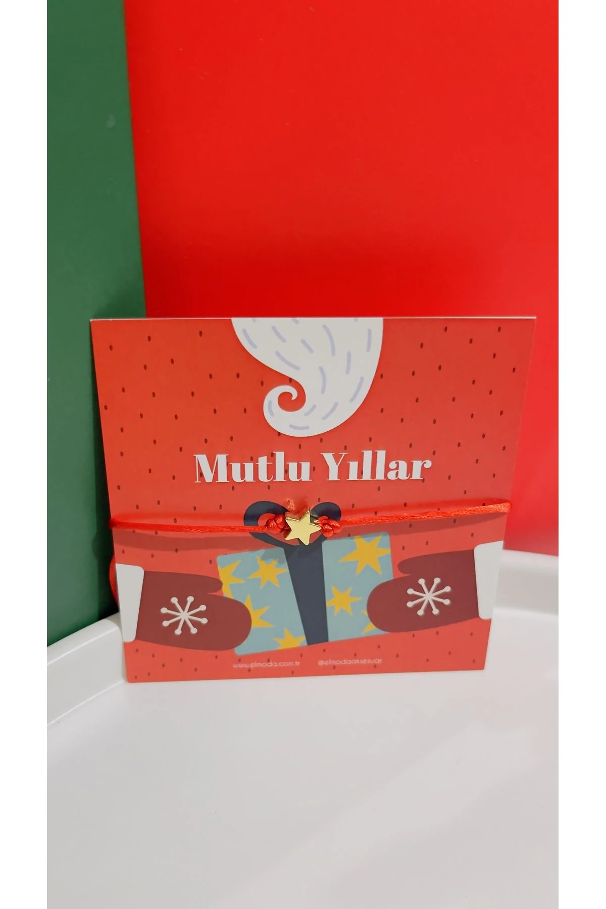 Yeni Yıl Şans Bilekliği Hediye- Yeni Yılda Şans Dileyin - Yılbaşı Hediyesi