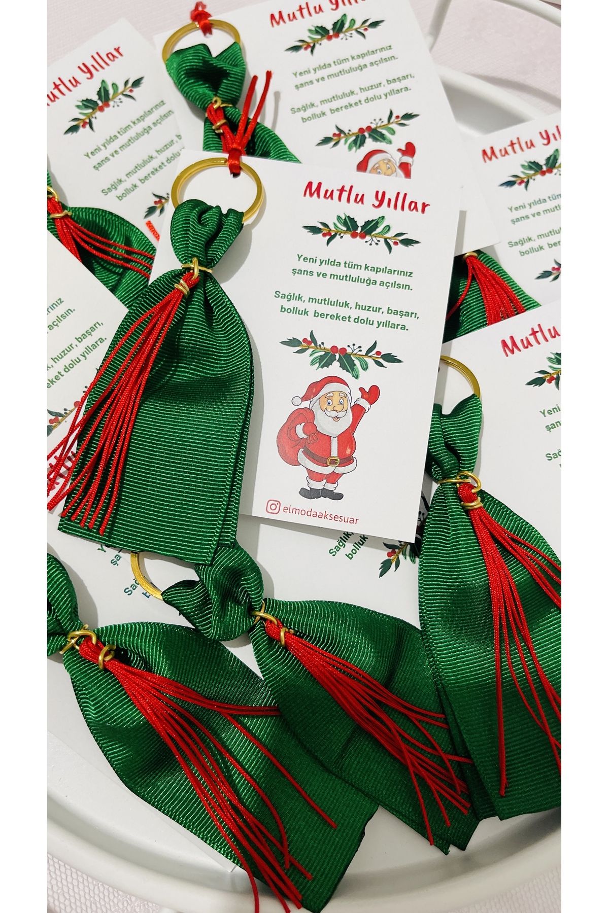 Yılbaşı Konsept Hediyelik Anahtarlık - Yeni Yıl Hediyesi