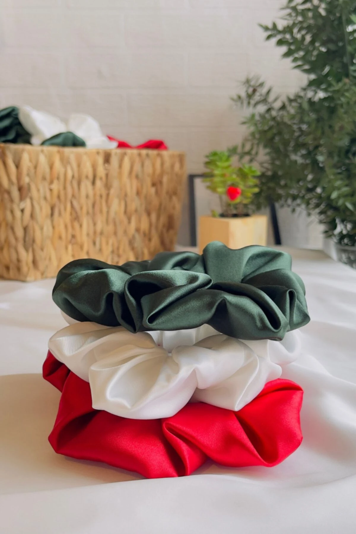 3'lü Saten Simit Toka