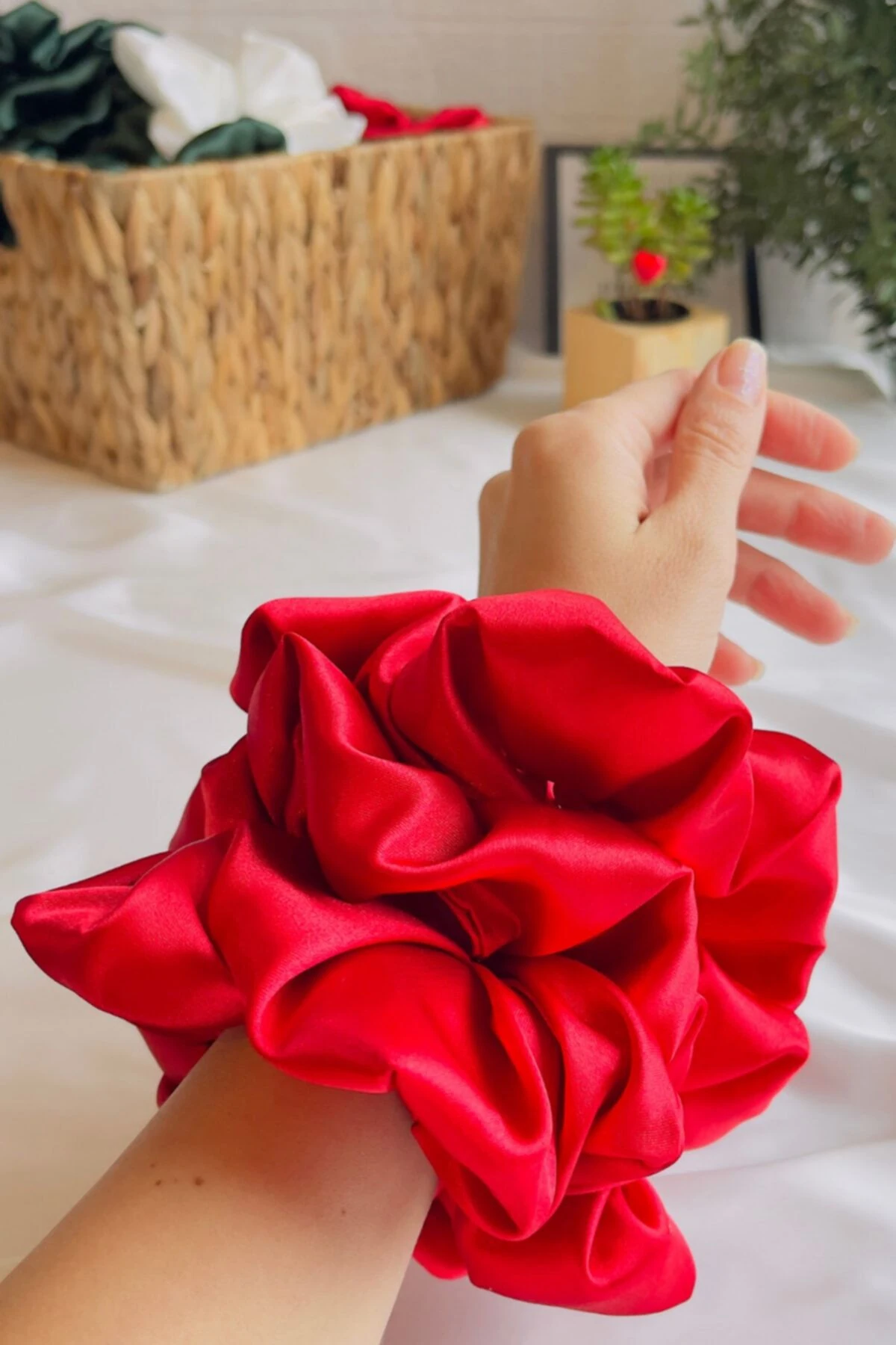 3'lü Saten Simit Toka