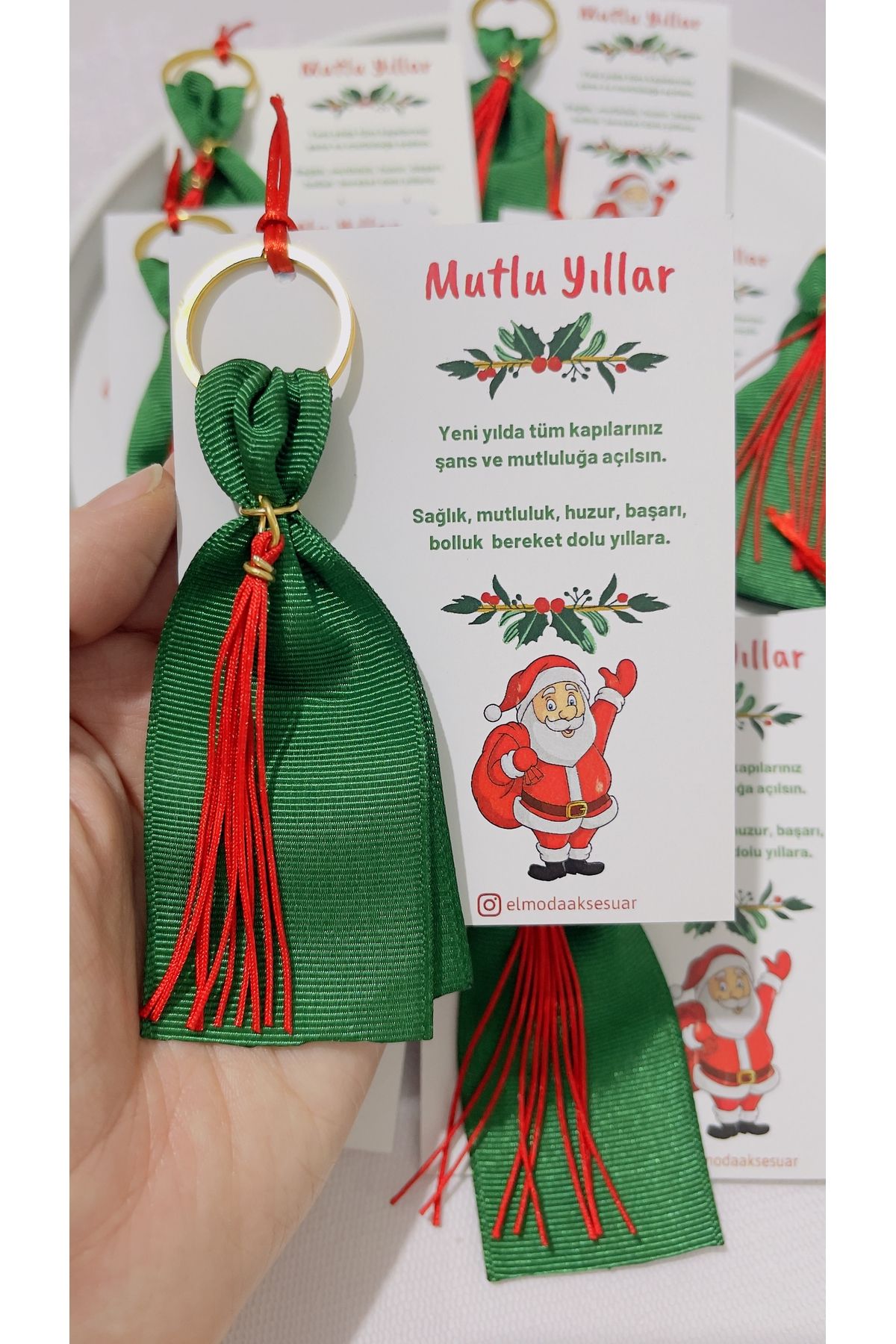 Yılbaşı Konsept Hediyelik Anahtarlık - Yeni Yıl Hediyesi
