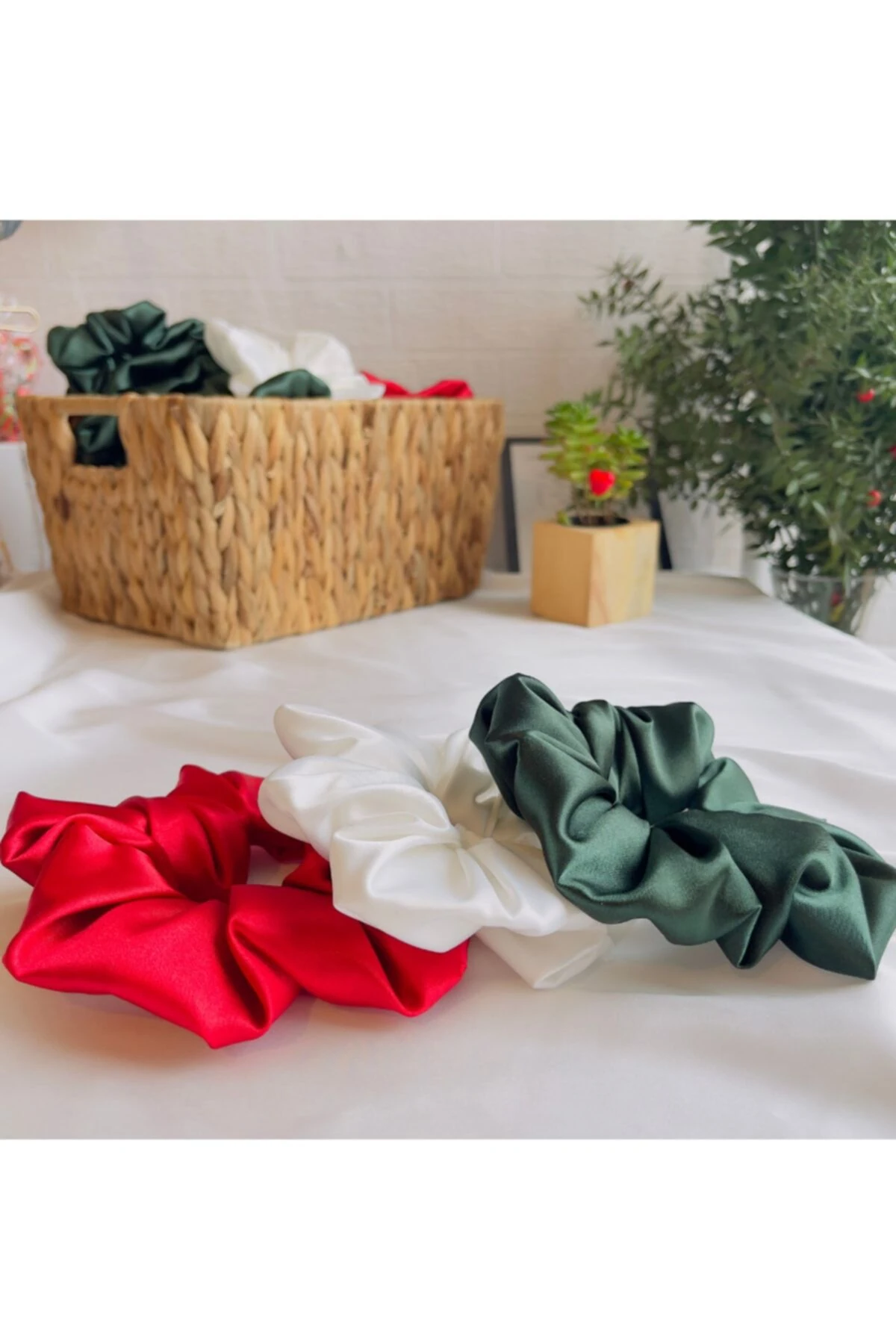 Yılbaşı Konsept 3'lü Saten Simit Toka-yılbaşı Hediye Kutusu