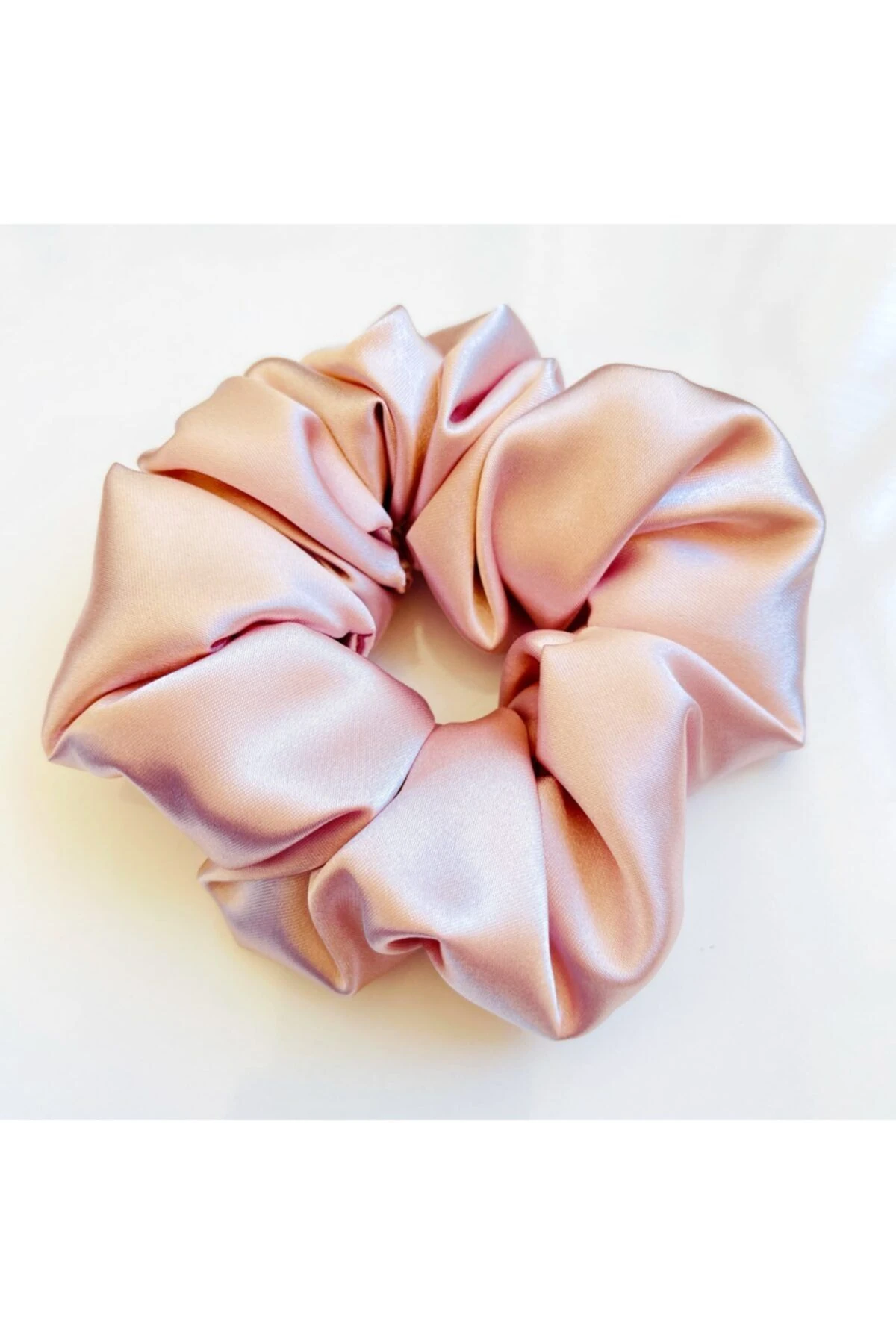 Saten Lastikli Toka / 3’lü Set / Pembe-gri-patlıcan Moru