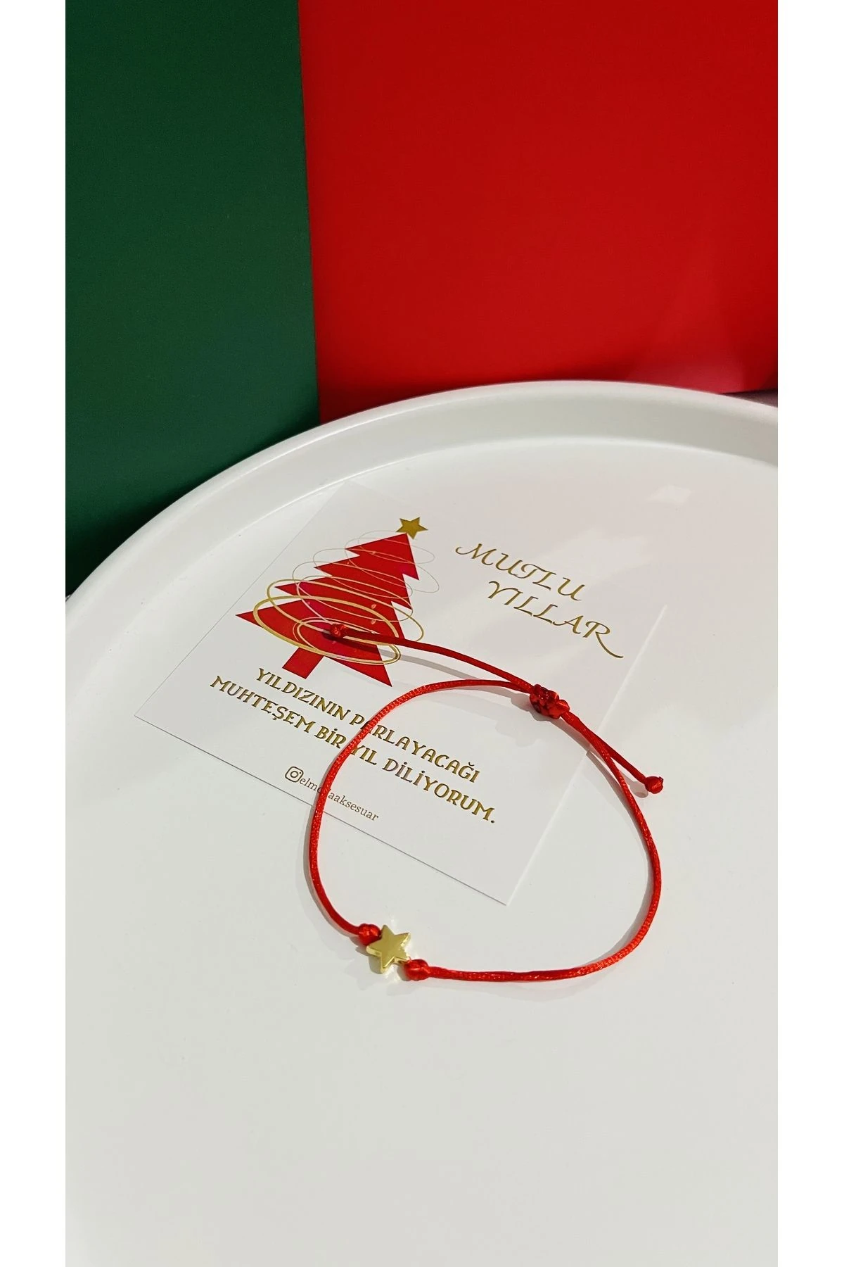 Yeni Yıl Yıldız Şans Bilekliği - Yeni Yılda Yıldızın Parlasın - Yılbaşı Hediyesi