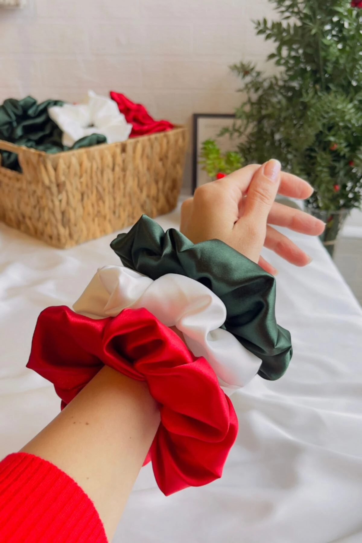 Yılbaşı Konsept 3'lü Saten Simit Toka-yılbaşı Hediye Kutusu