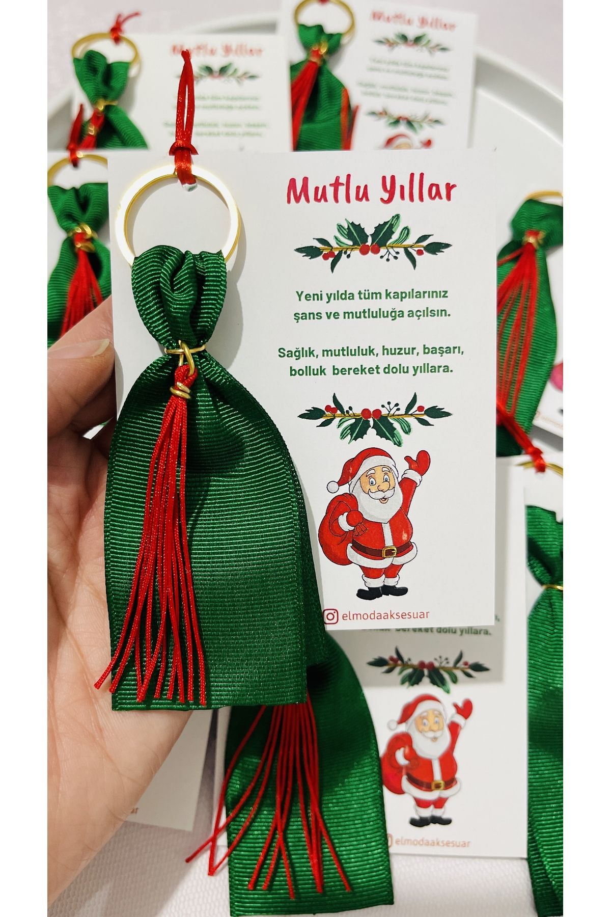 Yılbaşı Konsept Hediyelik Anahtarlık - Yeni Yıl Hediyesi