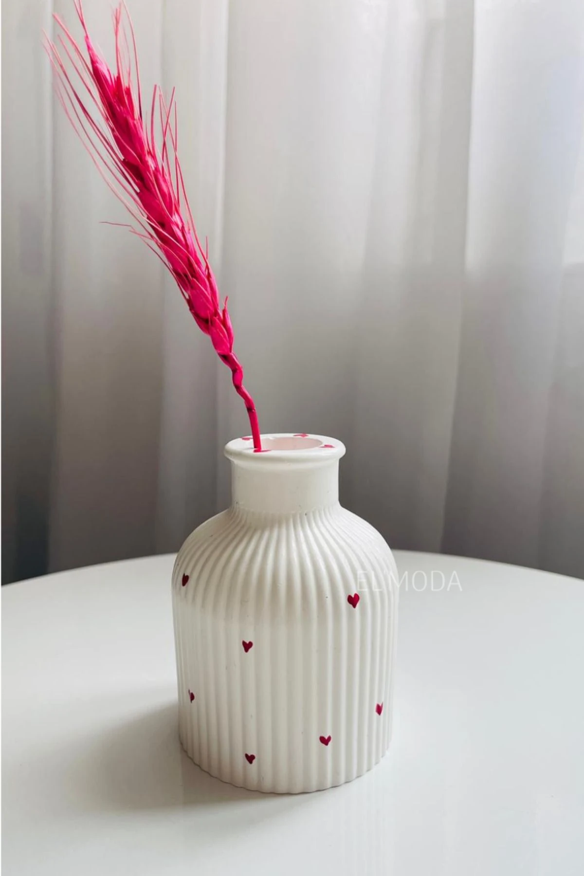 Kalp Desenli Bulut ve Bubble Takı Tabağı & Vazo