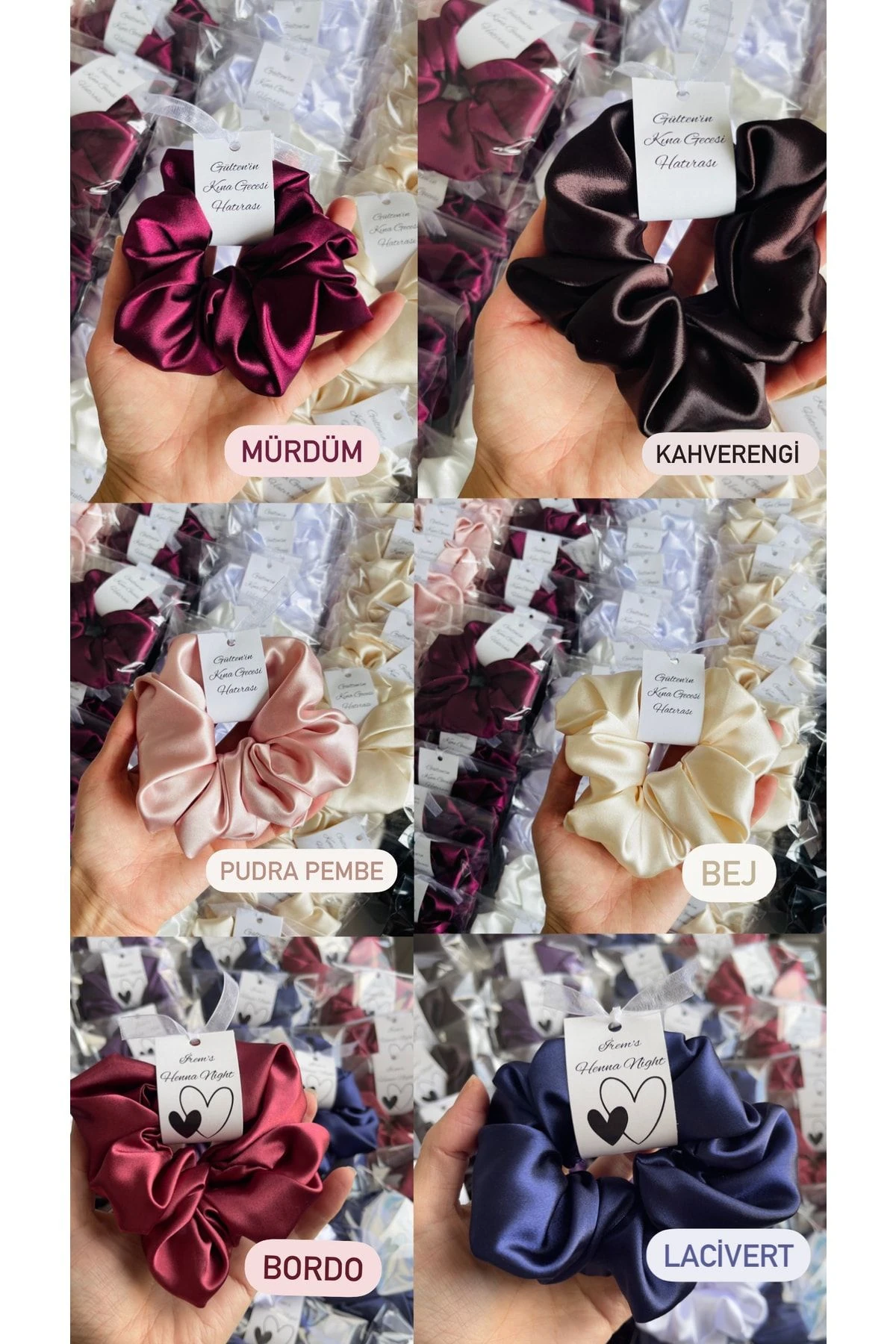 Büyük Boy Saten Lastikli Simit Toka Bekarlığa Veda Kına Gecesi Düğün Nedime Hediyesi / 25li