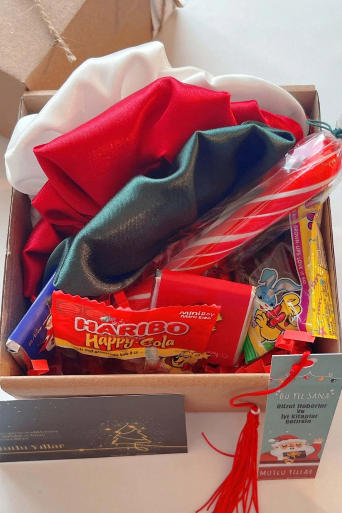 Yılbaşı Konsept 3'lü Saten Simit Toka-yılbaşı Hediye Kutusu