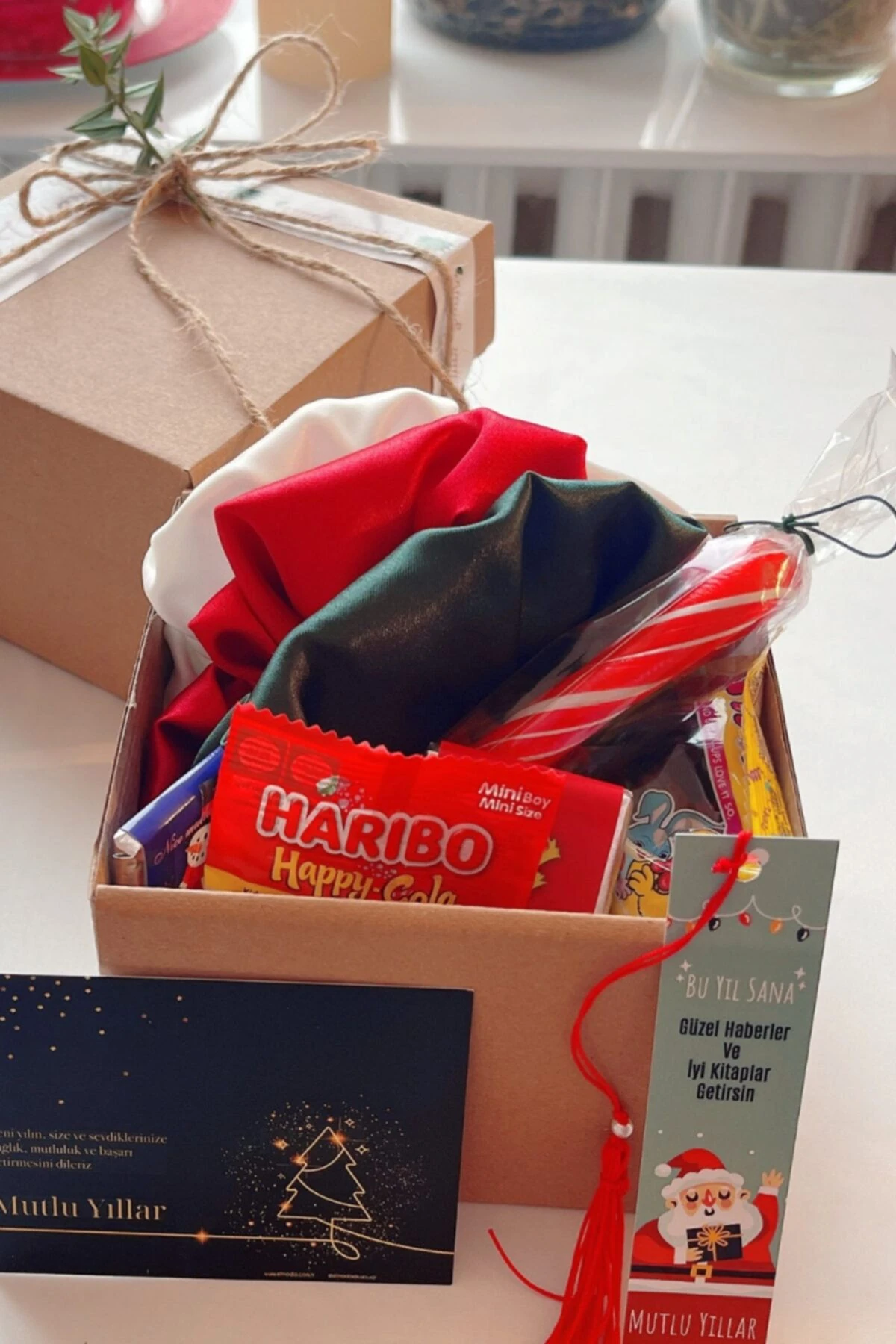 Yılbaşı Konsept 3'lü Saten Simit Toka-yılbaşı Hediye Kutusu