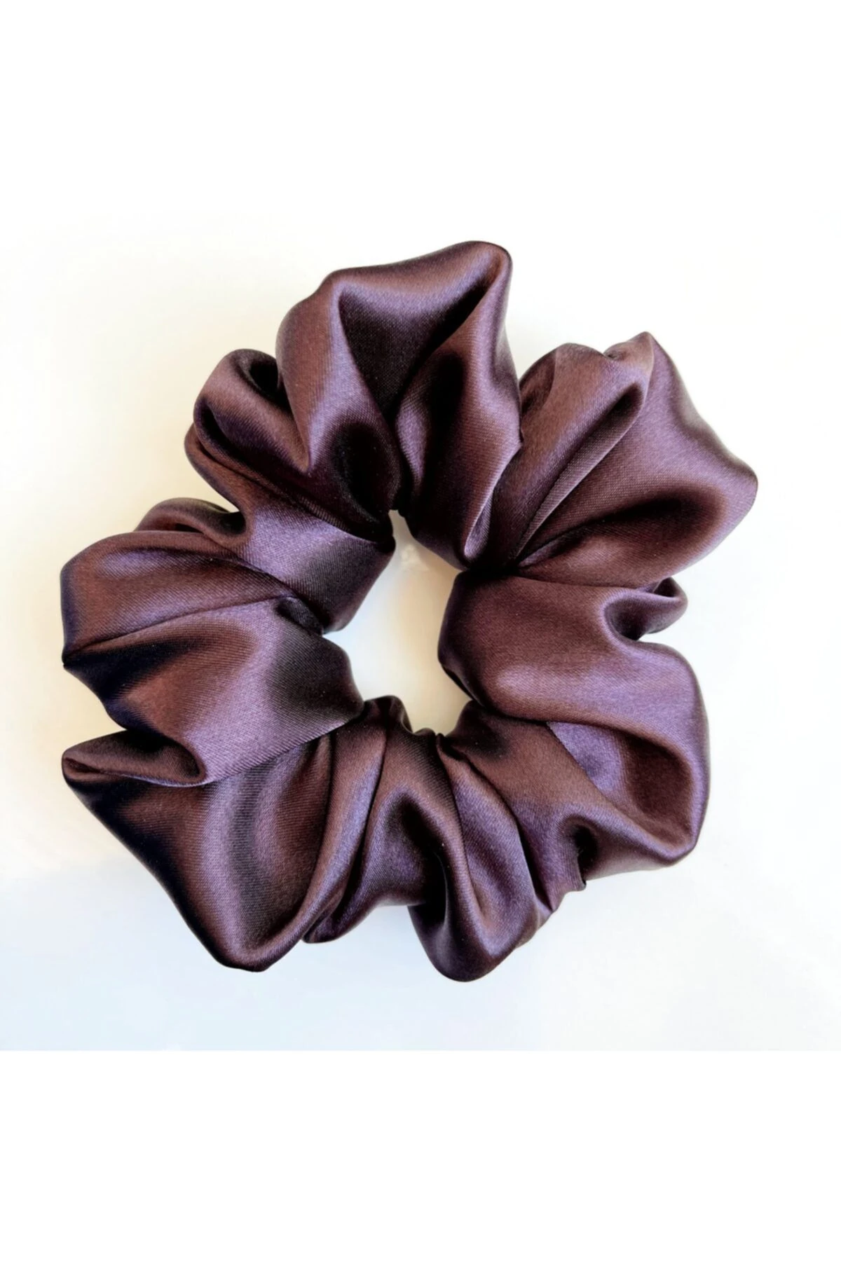 Saten Lastikli Toka / 3’lü Set / Pembe-gri-patlıcan Moru