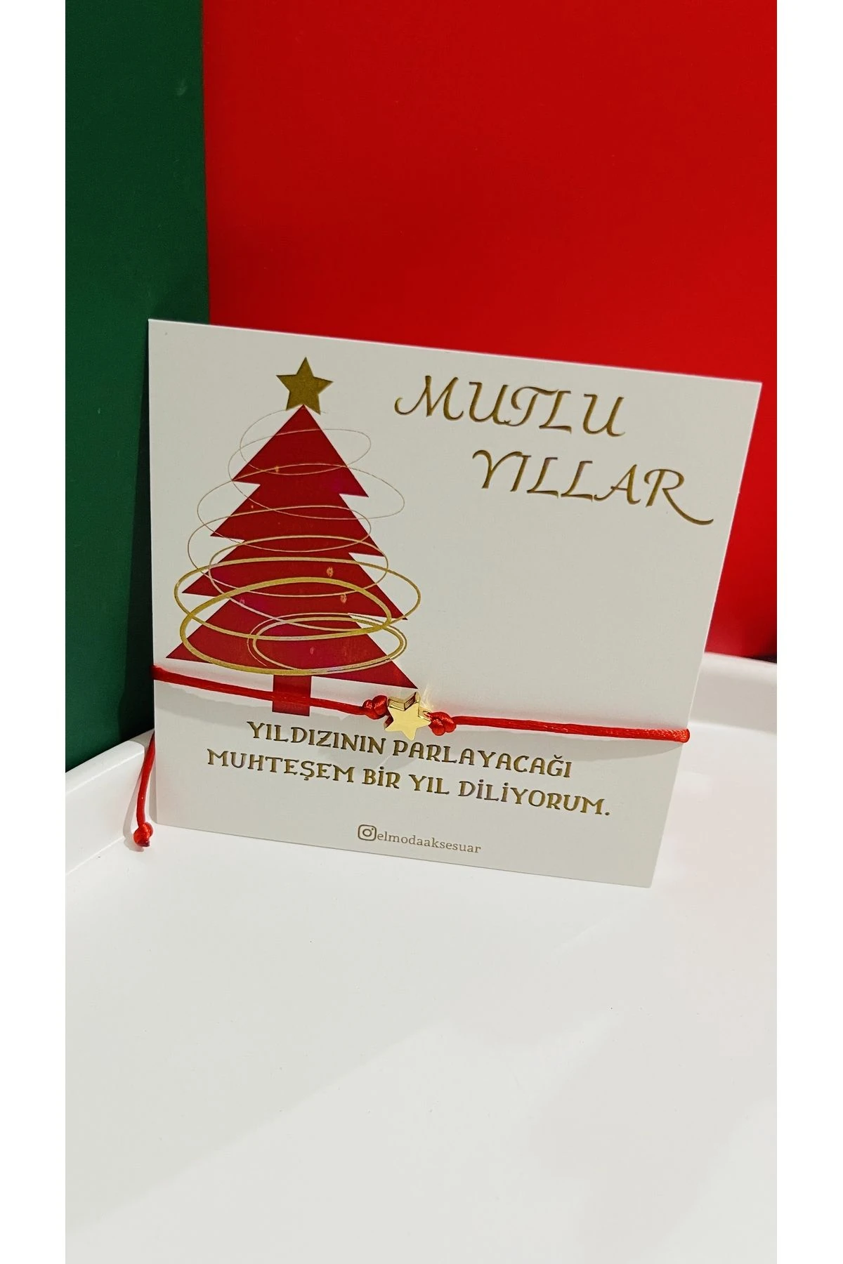 Yeni Yıl Yıldız Şans Bilekliği - Yeni Yılda Yıldızın Parlasın - Yılbaşı Hediyesi