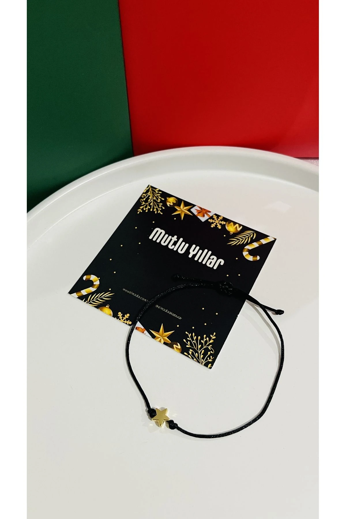 Yeni Yıl Şans Bilekliği Hediye- Yeni Yılda Şans Dileyin - Yılbaşı Hediyesi