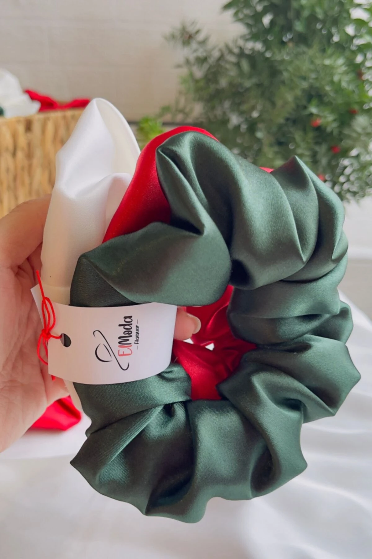 Yılbaşı Konsept 3'lü Saten Simit Toka-yılbaşı Hediye Kutusu