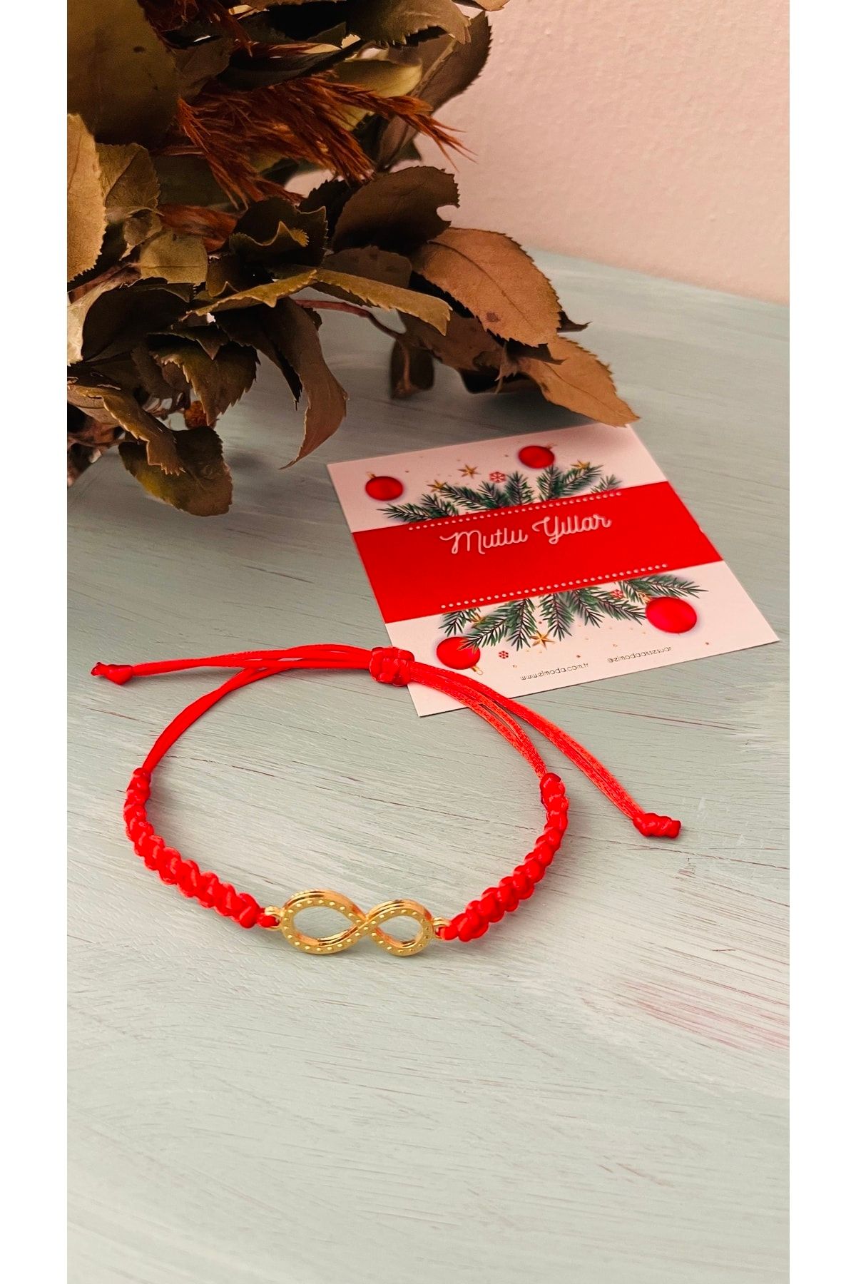 Yılbaşı Hediyesi  Altın Kaplama Sonsuzluk Bilekliği