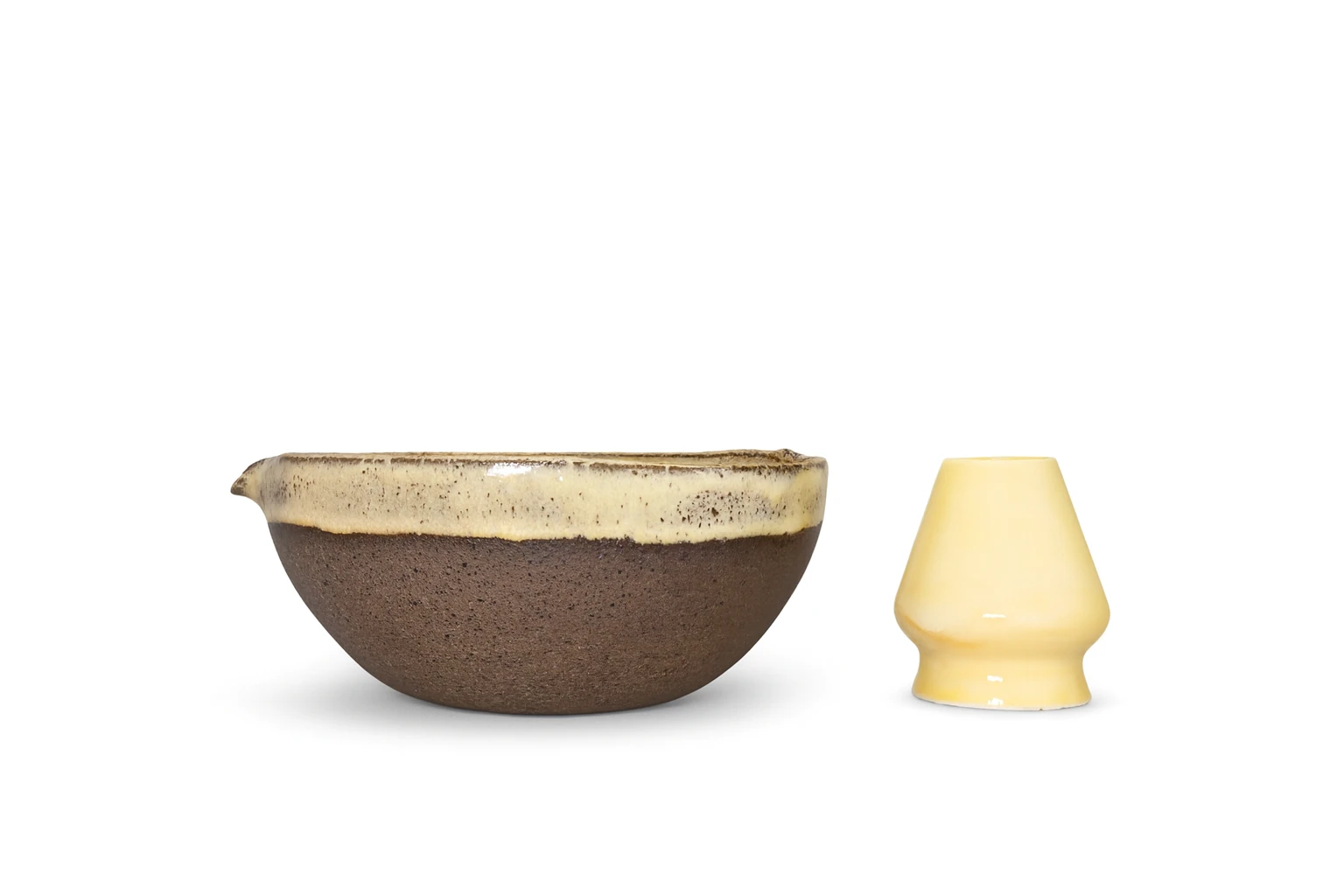 Matcha Kasesi & Whisk Tutucu - Sarı