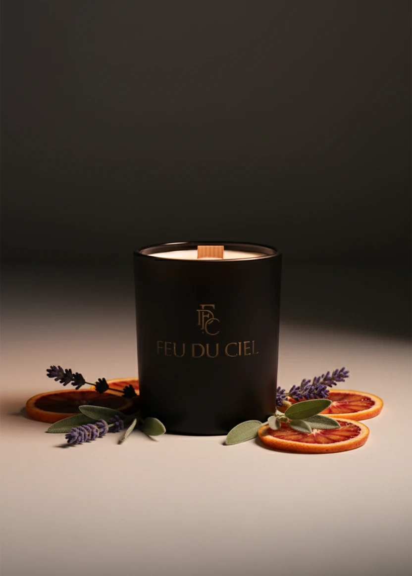 Nature Signature Volcano Amber Ve Lavanta Kokulu Mum 150 gr