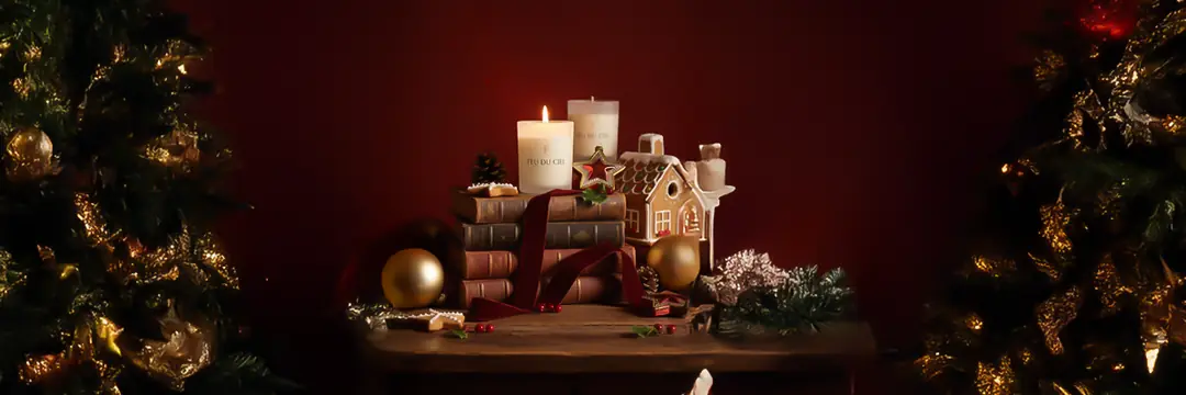 FEU DU CIEL yılbaşı özel kokulu mumları keşfedin.