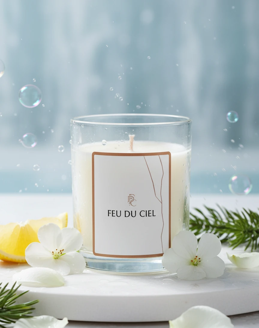 Enlightenment Pure Waterfall Beyaz Sabun Kokulu Mum 150 gr