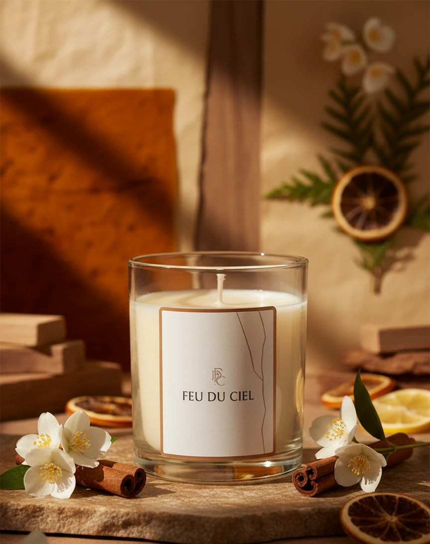 Nature Pure Grand Canyon Amber Sandal ve Yasemin Kokulu Mum 150 gr