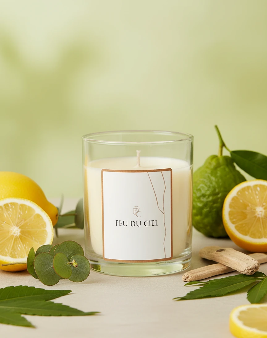Floral & Fresh Pure Lime & Patchouli Limon ve Paçuli Kokulu Mum 150 gr