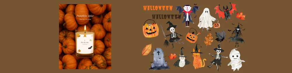 Cadılar Bayramı Özel Kokulu Mum FEU DU CIEL'de