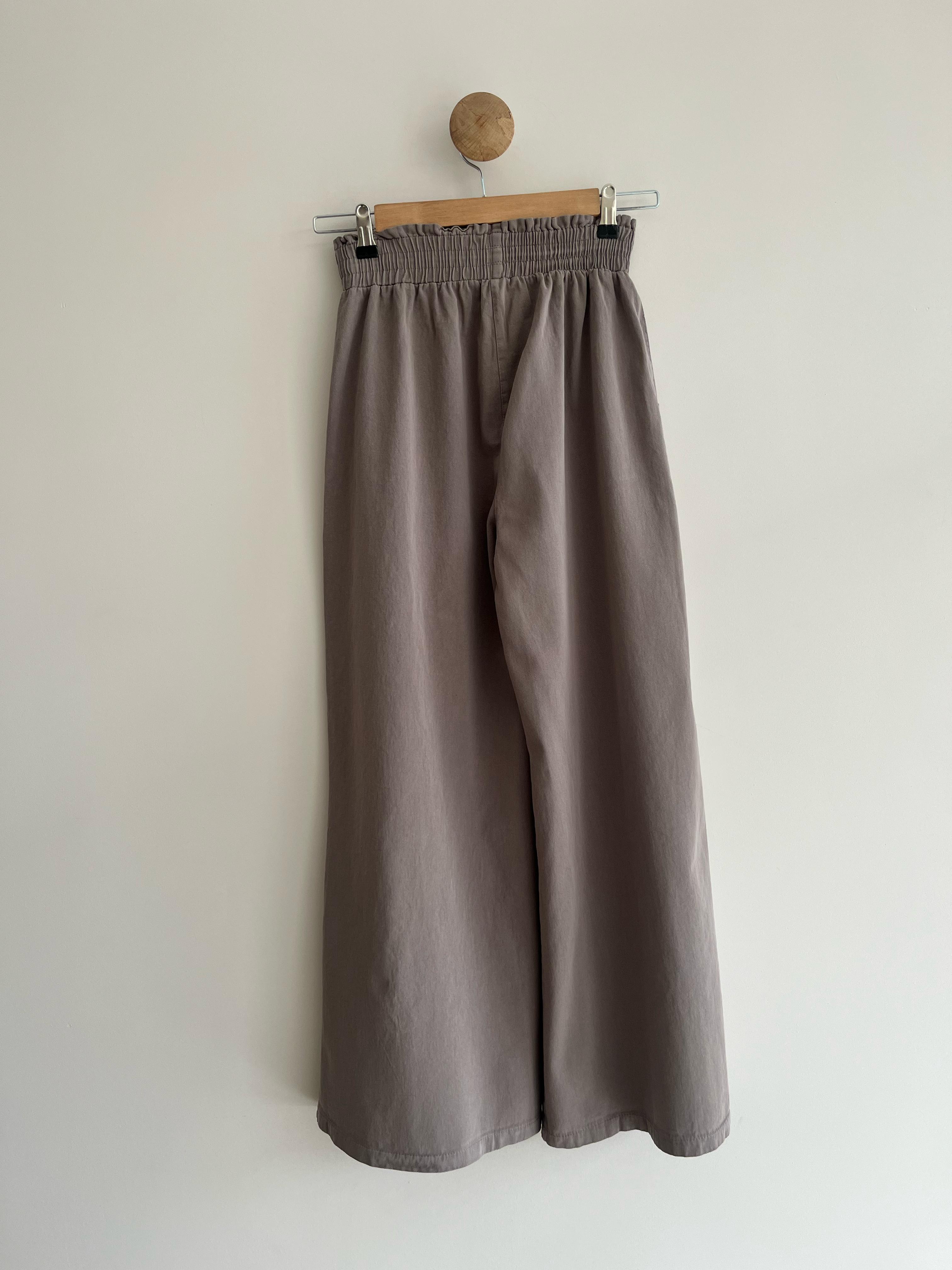 Pamuklu Gabardin İspanyol Paça Pant