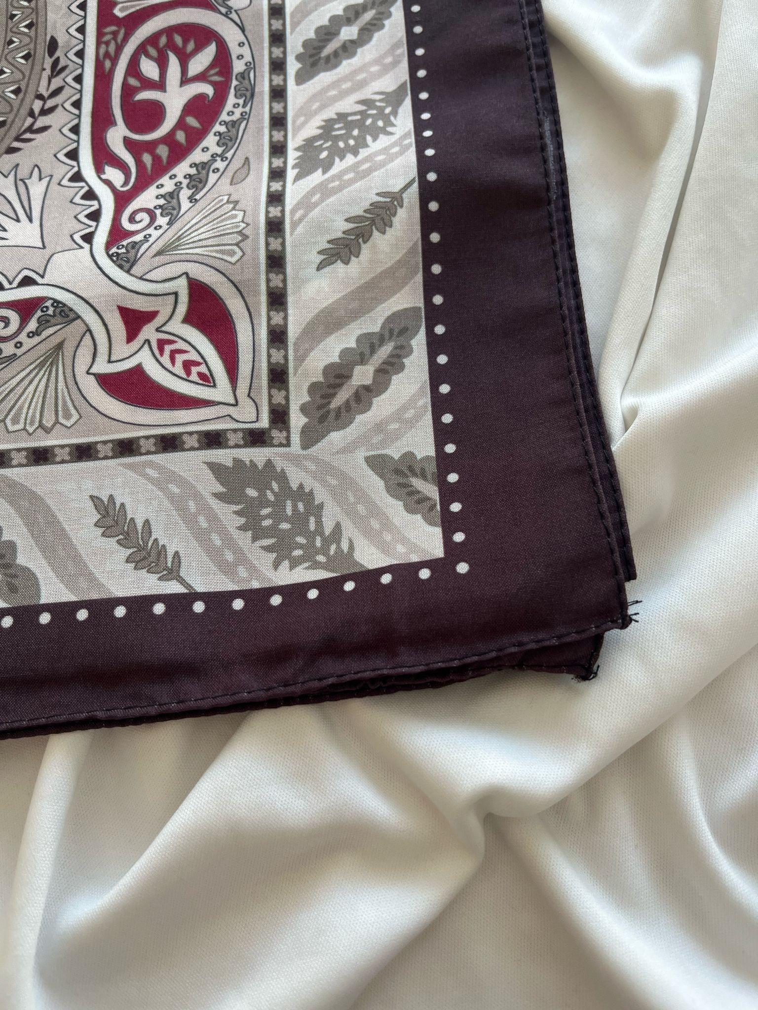 Ethnic Patterned Cotton Shawl