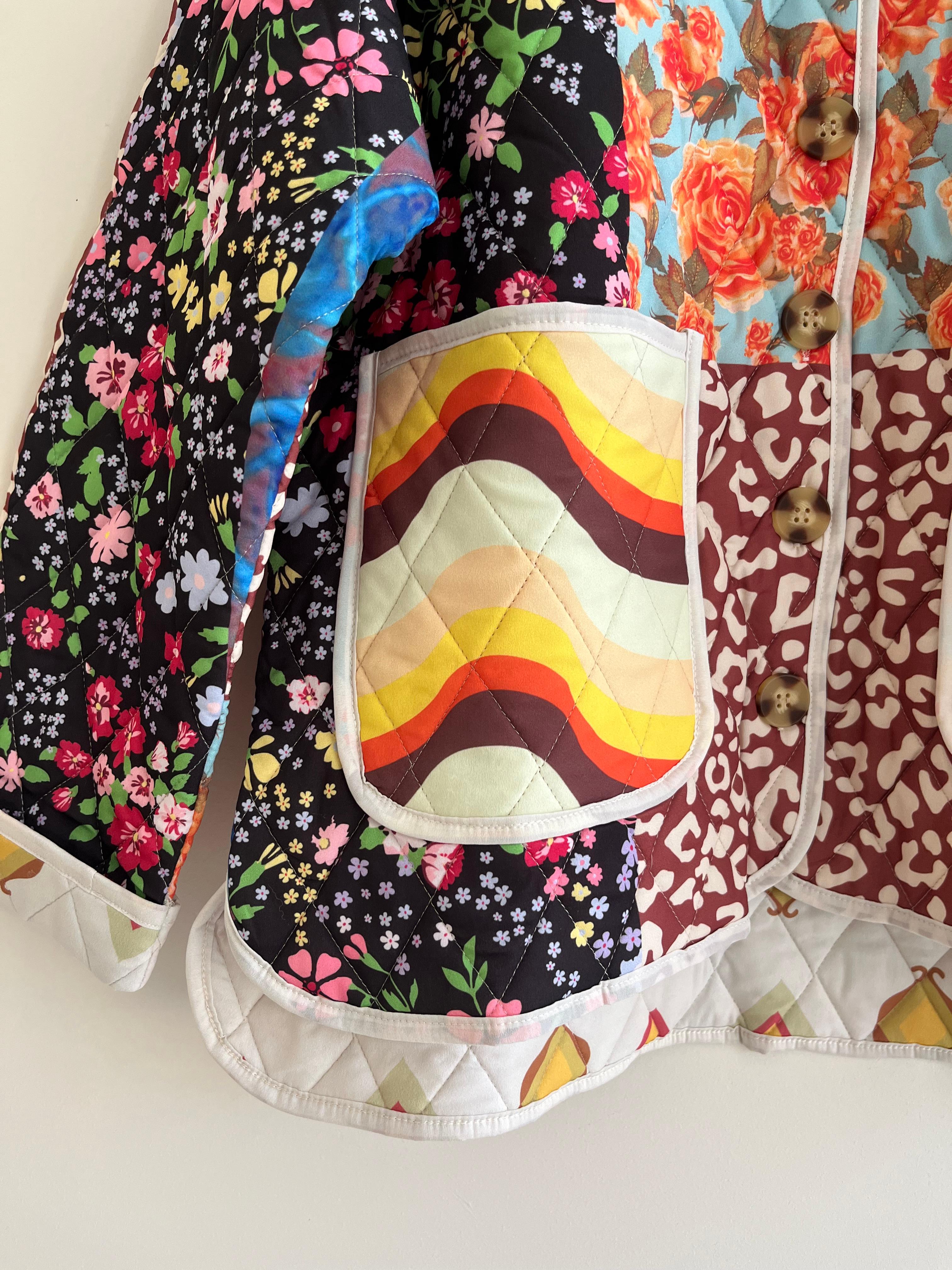 Patchwork Etnik Ceket