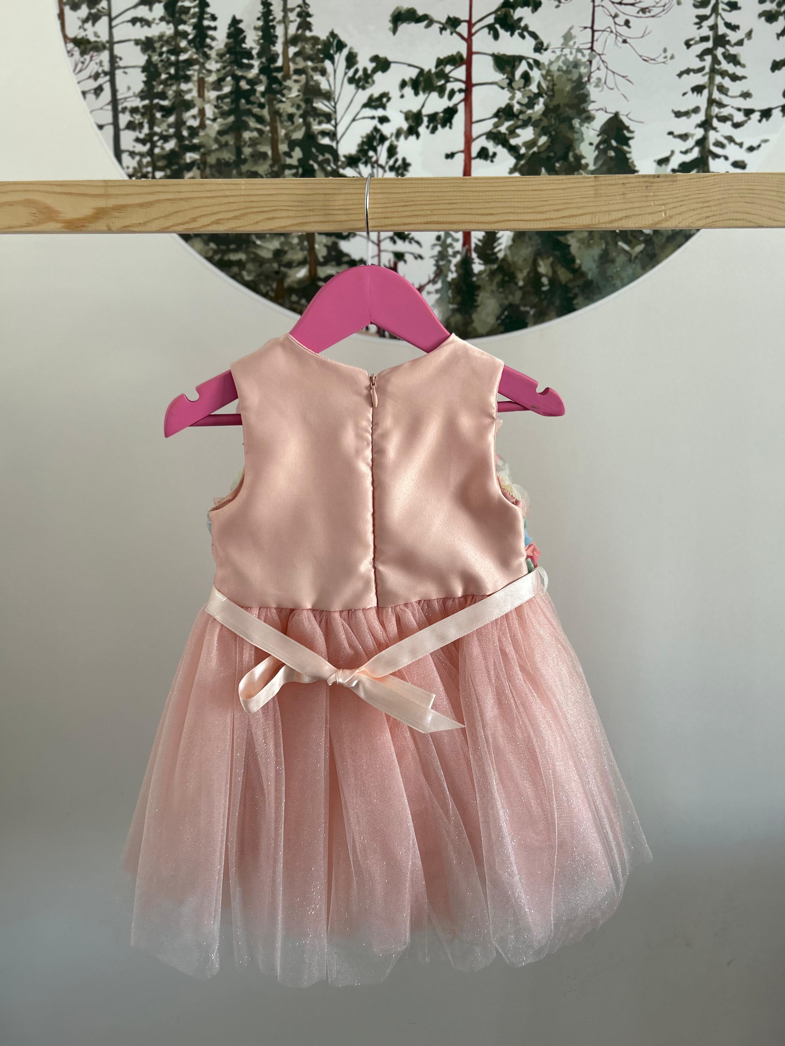 Salmon Tutu Wedding Dress