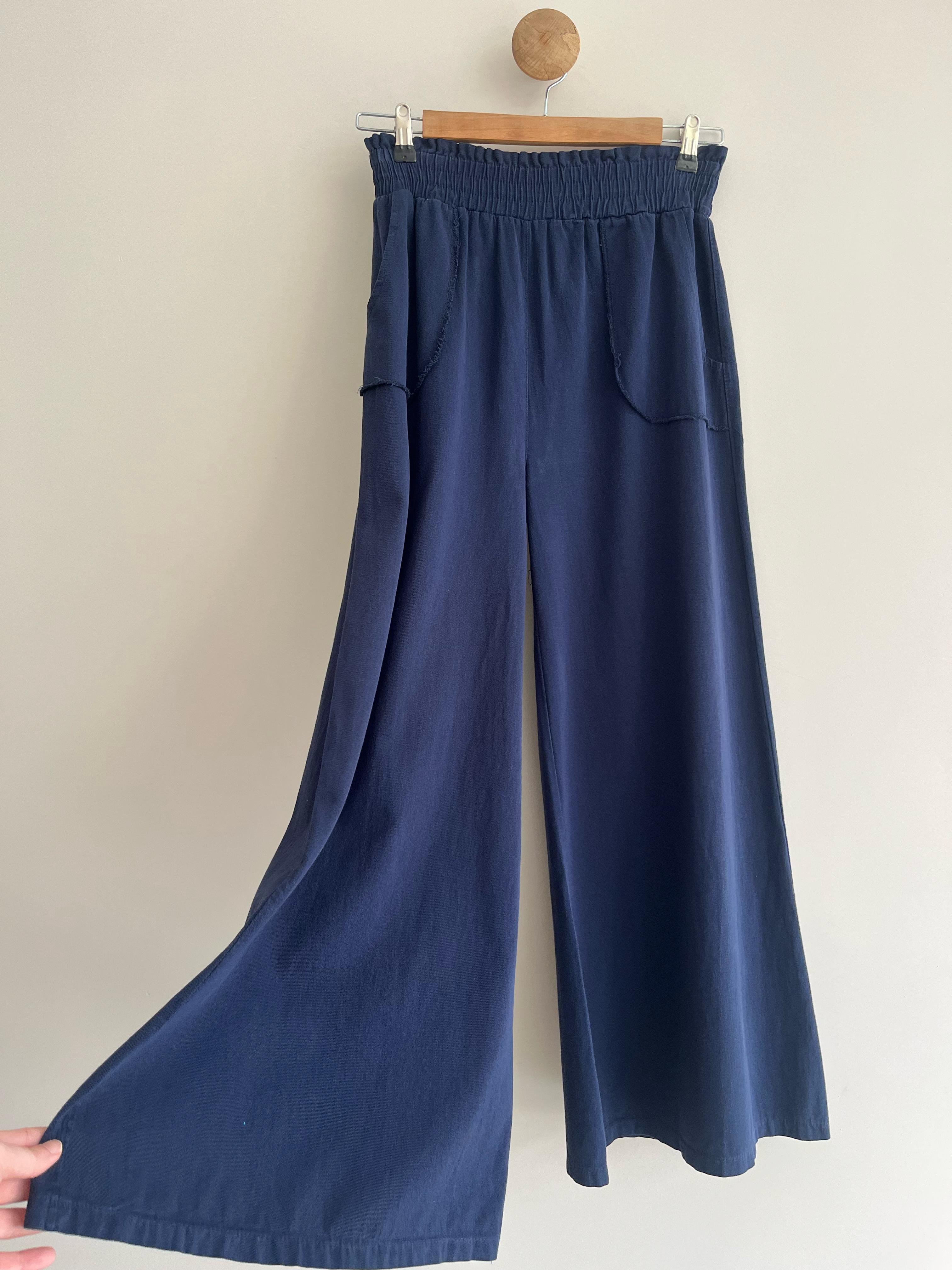 Pamuklu Gabardin İspanyol Paça Pant