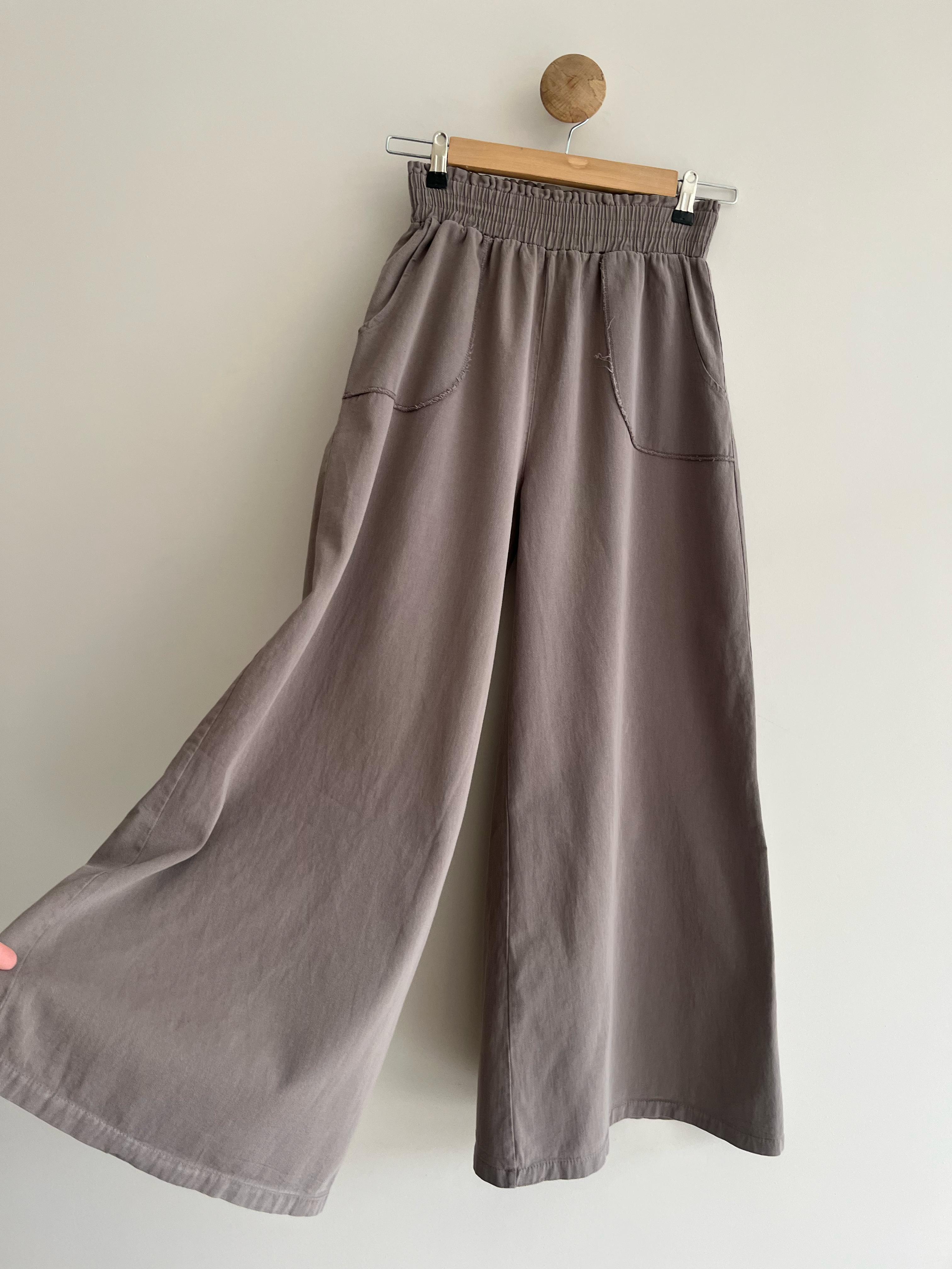 Pamuklu Gabardin İspanyol Paça Pant