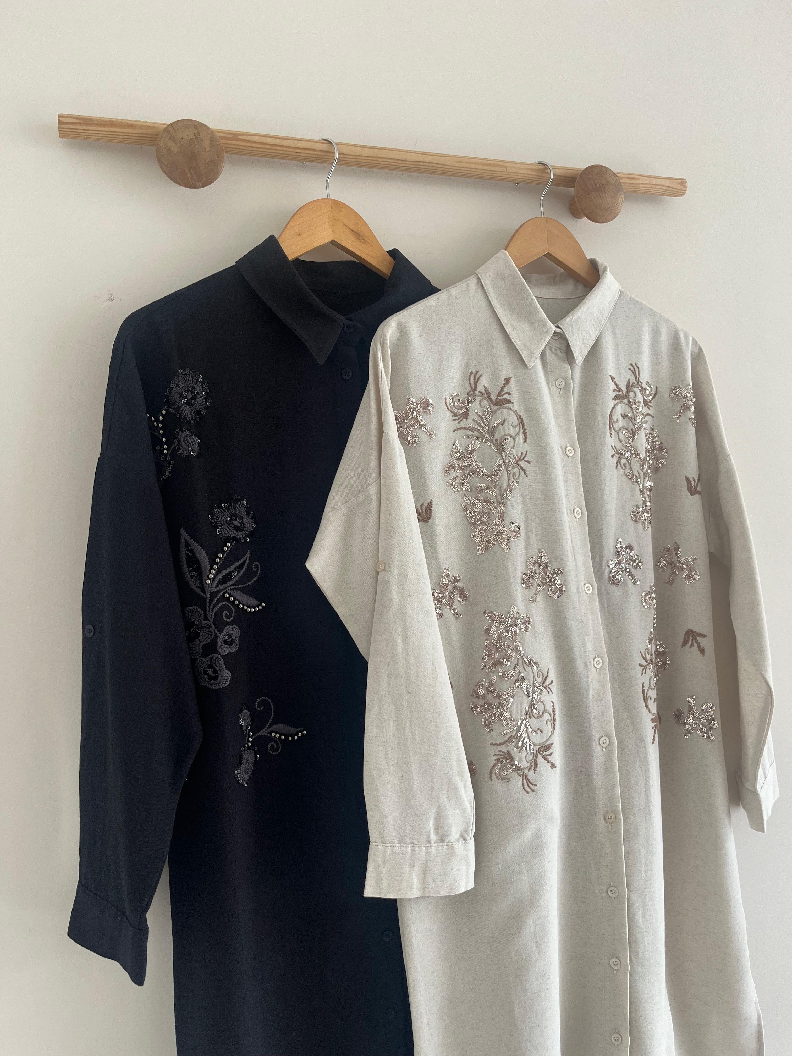 Embroidered Linen Tunic