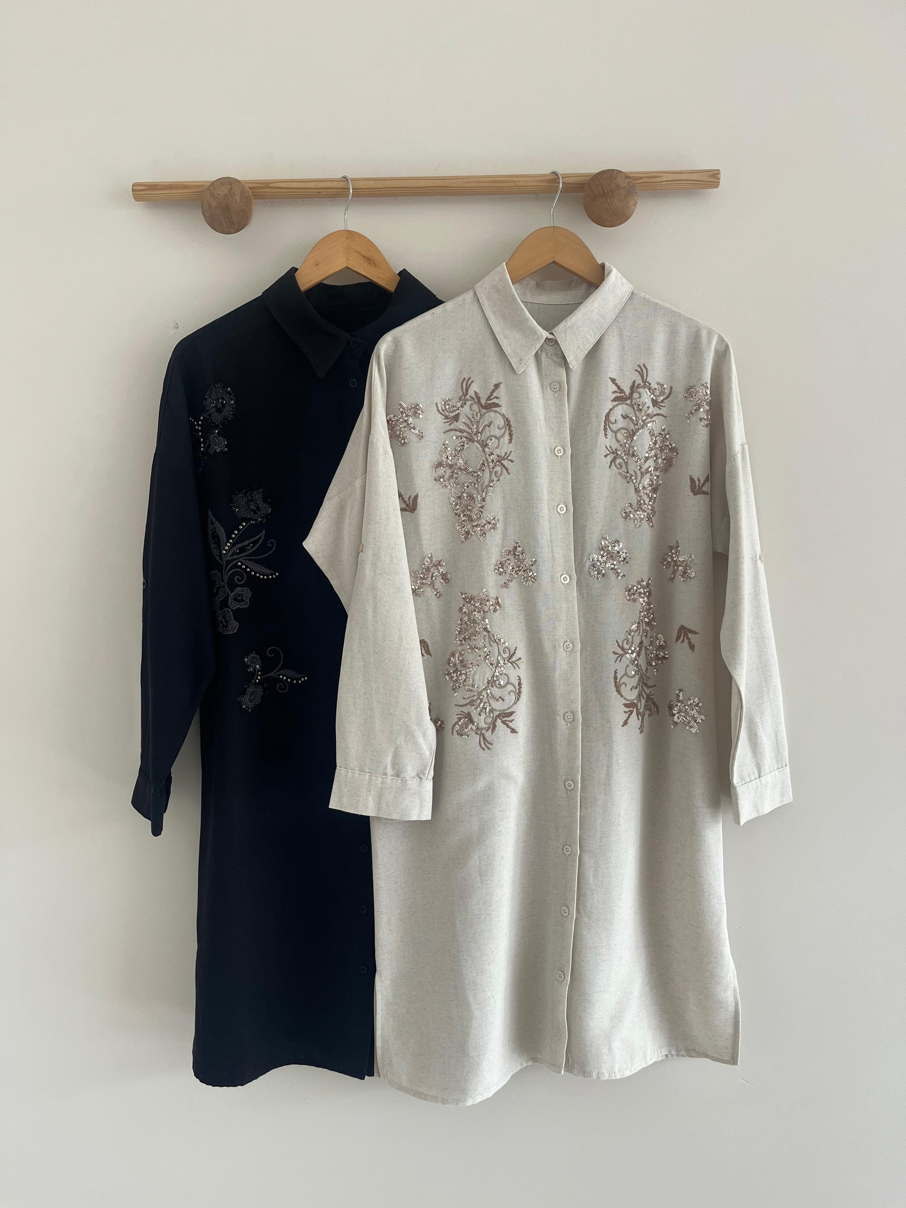 Embroidered Linen Tunic